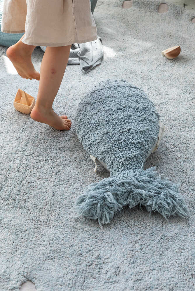 Cushion Baby Fish Aqua Blue - The Sea