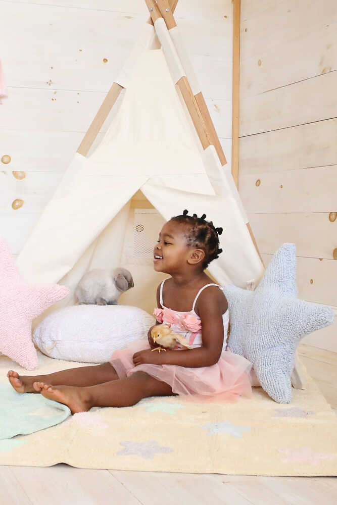 Cushion Star Blue - Stars