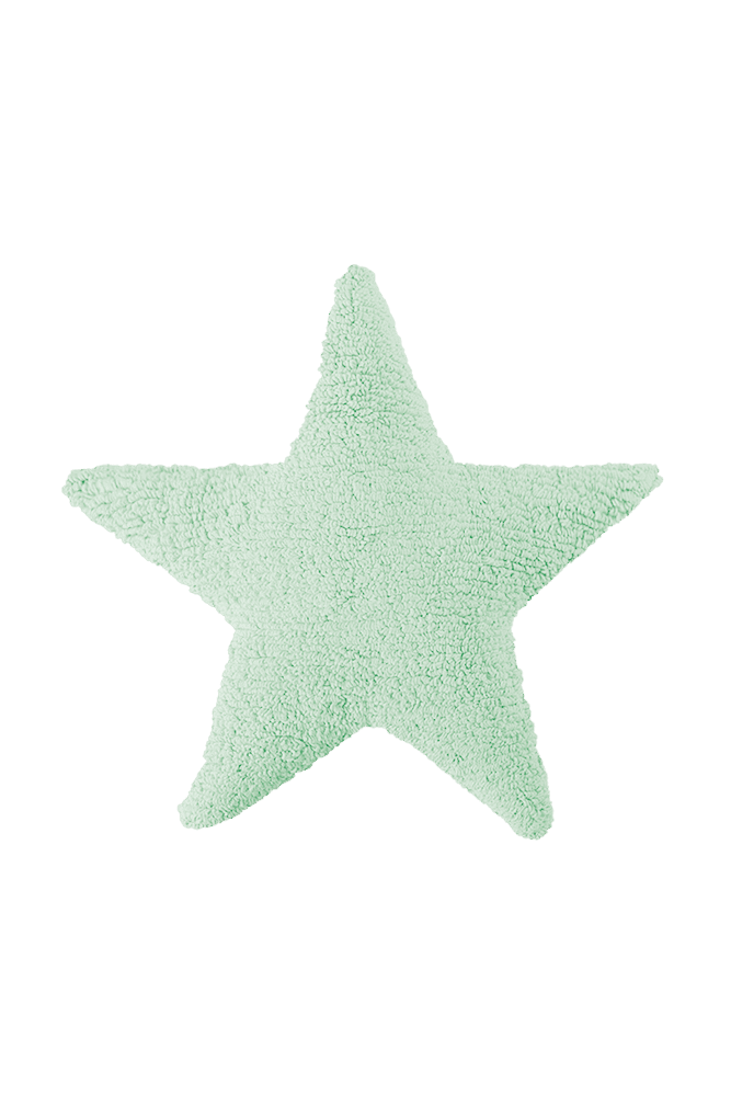 Cushion Star Soft Mint - Stars