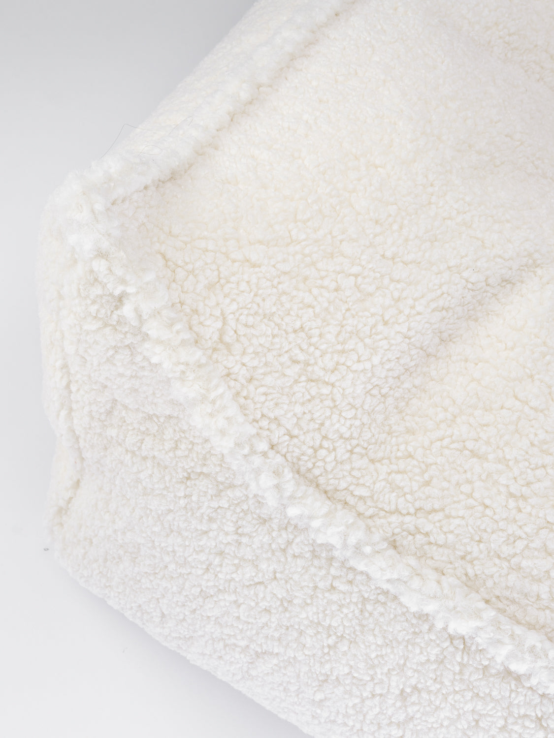 Cream White Beanbag Chair