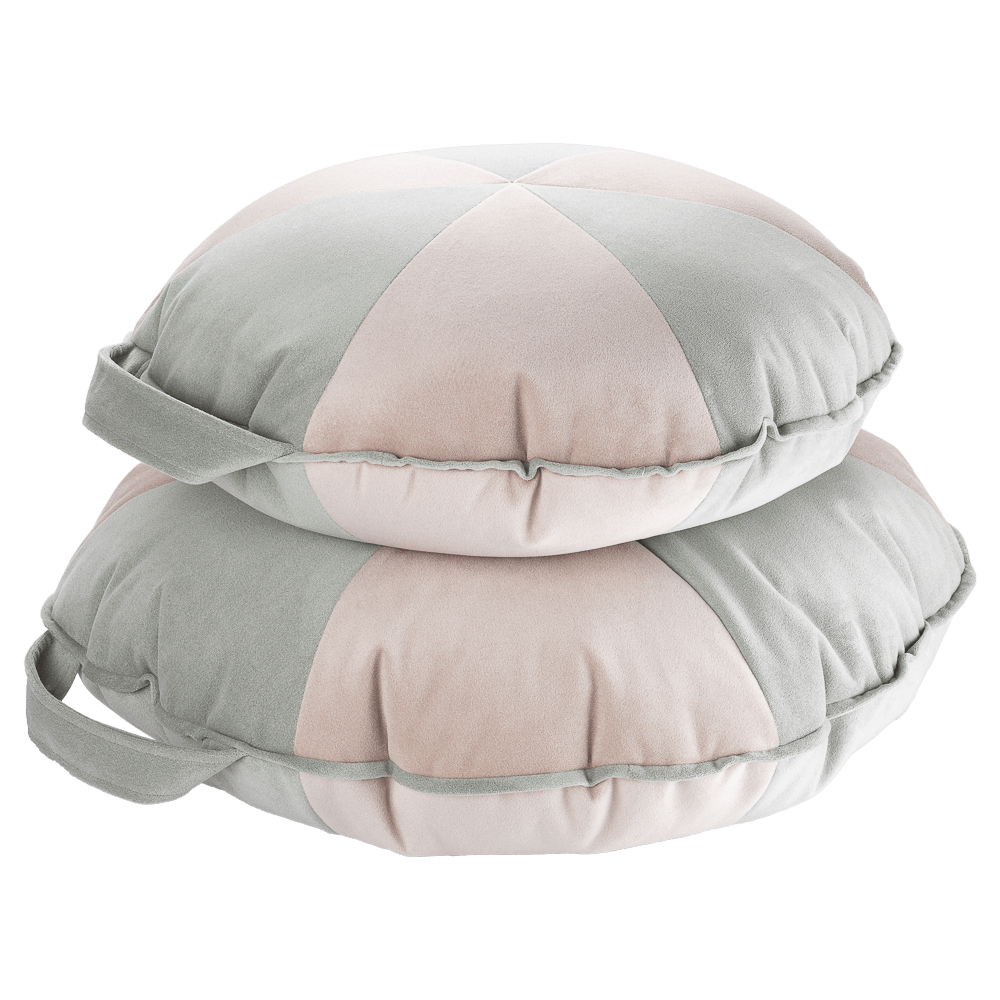 Cookie Beanbag Misty Green & Dusty Beige