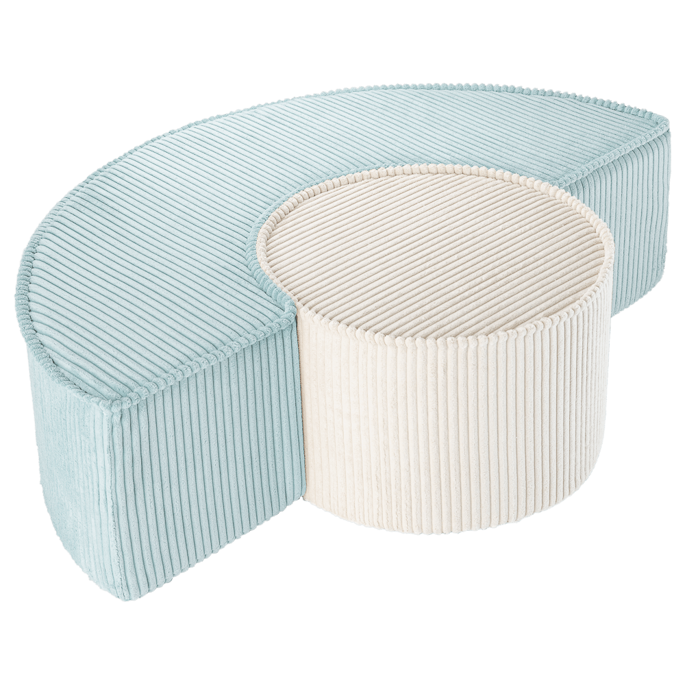 Peppermint Green Pouffe Set
