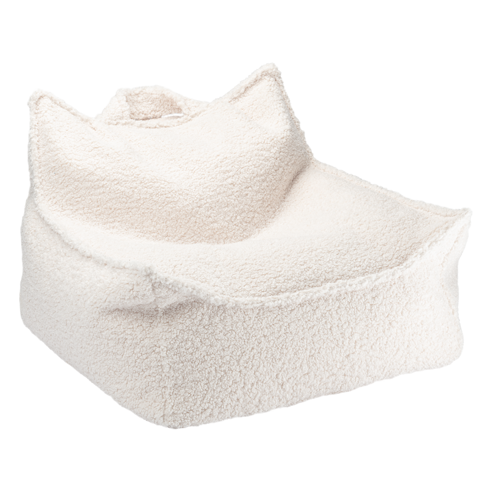 Cream White Beanbag Chair