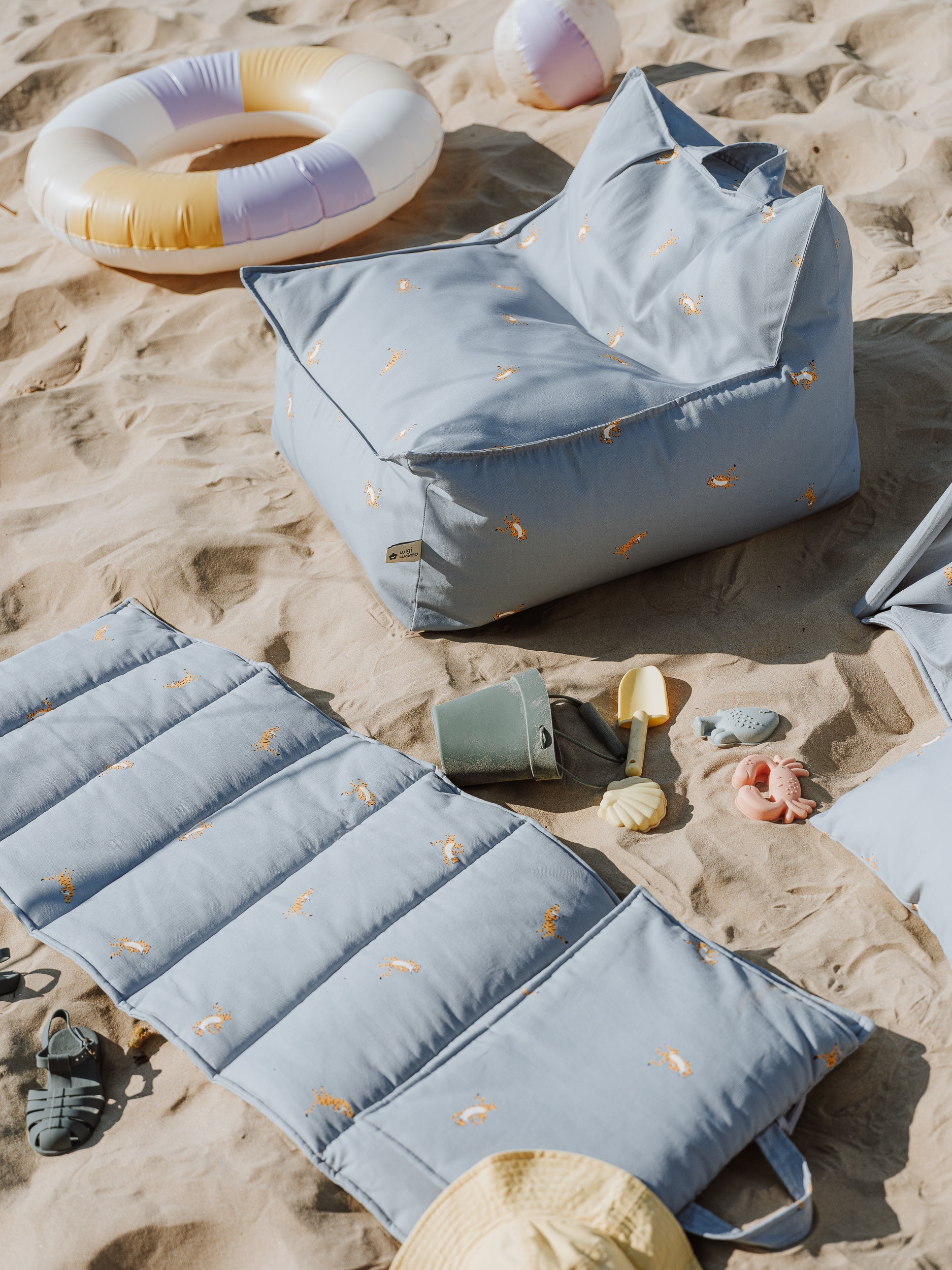 Blue Tiger Beanbag Chair