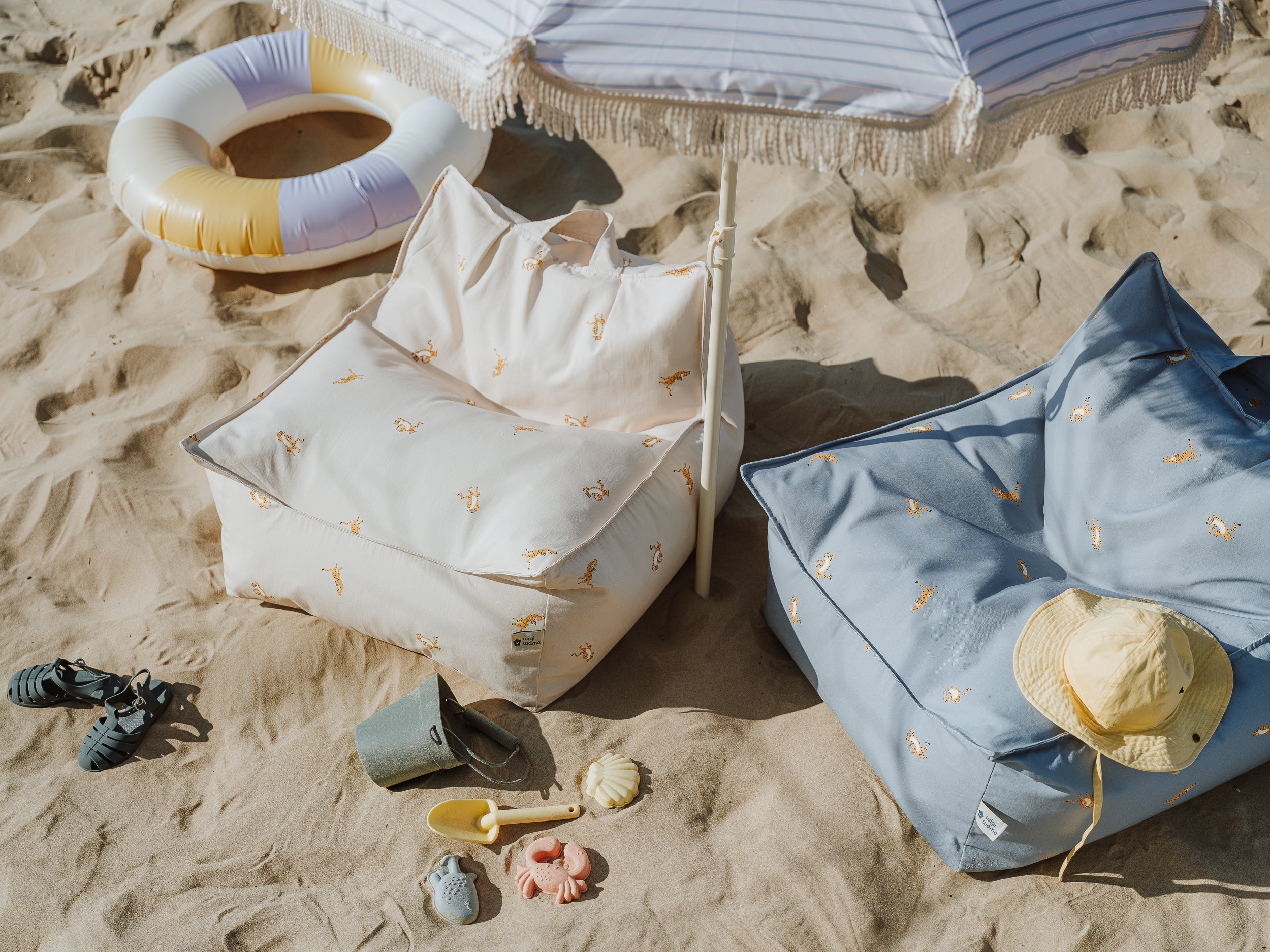 Blue Tiger Beanbag Chair