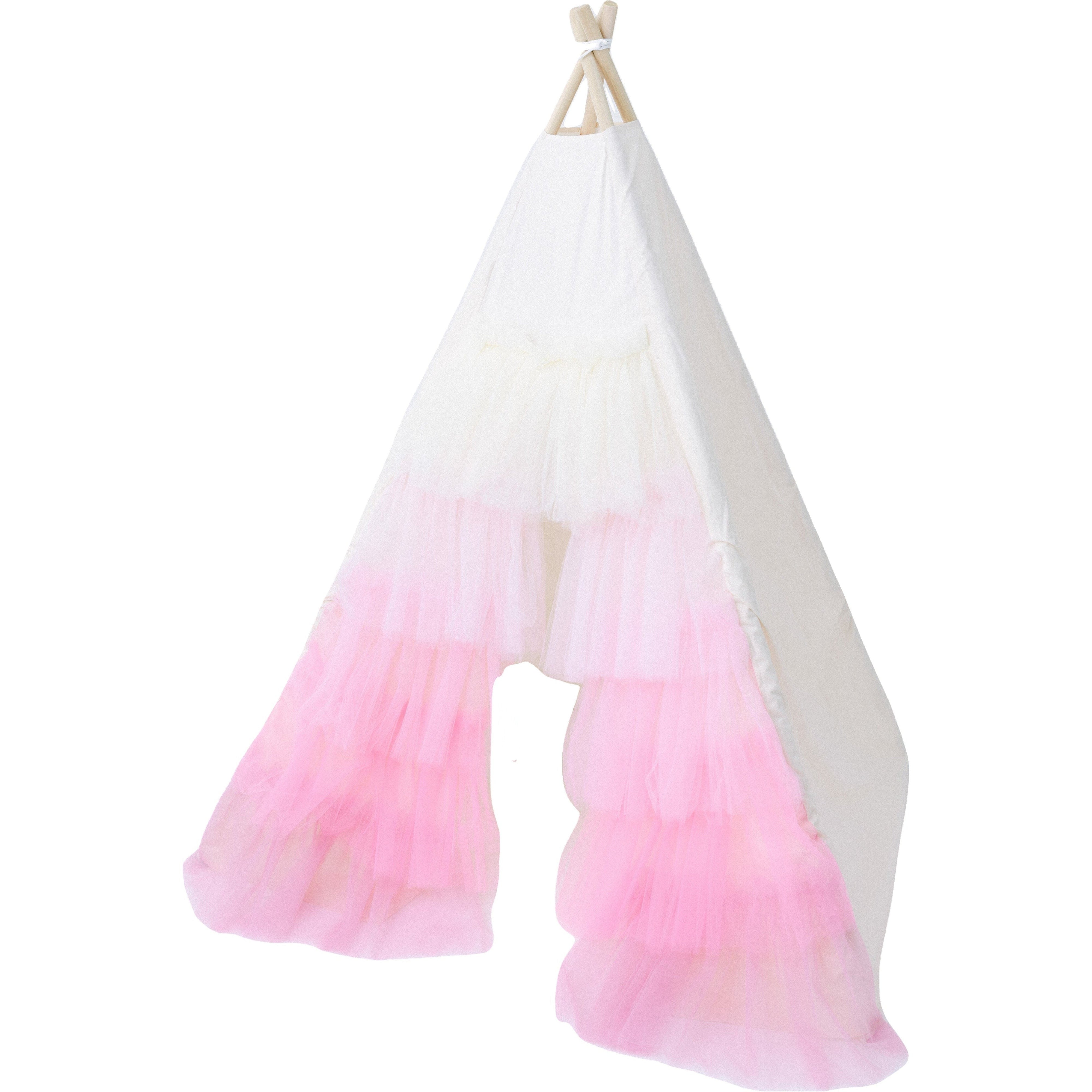 The Pink Ombre Tulle Play Tent