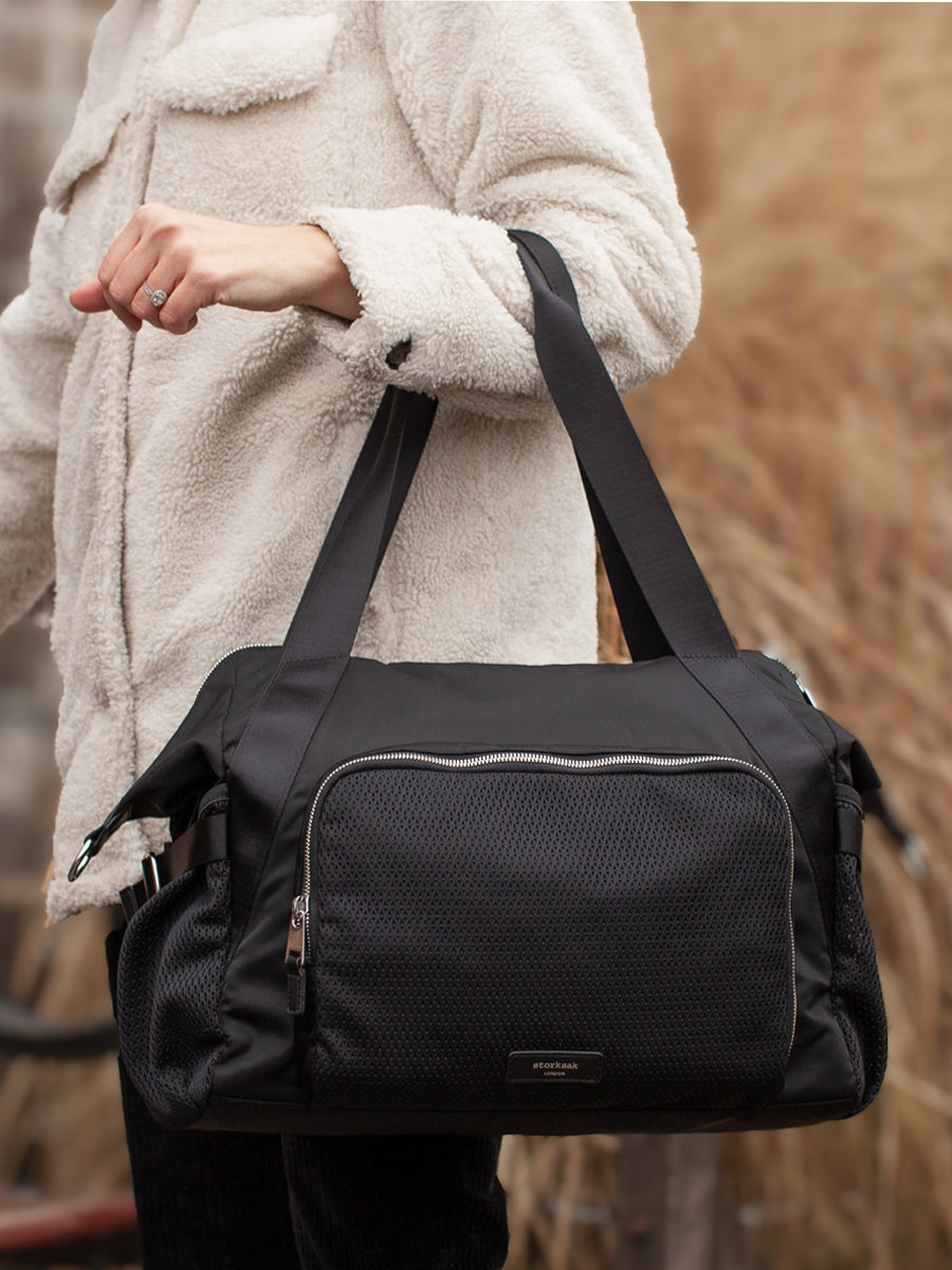 Storksak Eco Idol Black Shoulder Diaper Bag Shoulder Bags