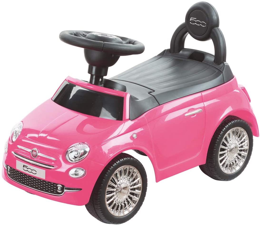 Fiat 500 Push Car S, Pink