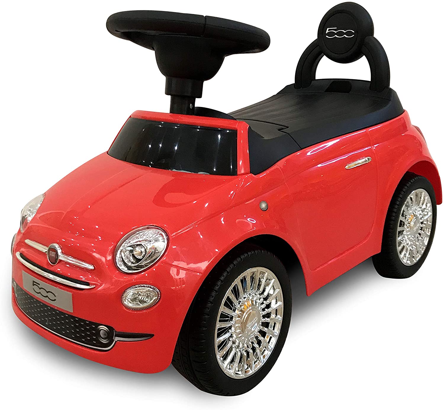 Fiat 500 Push Car S, Pink