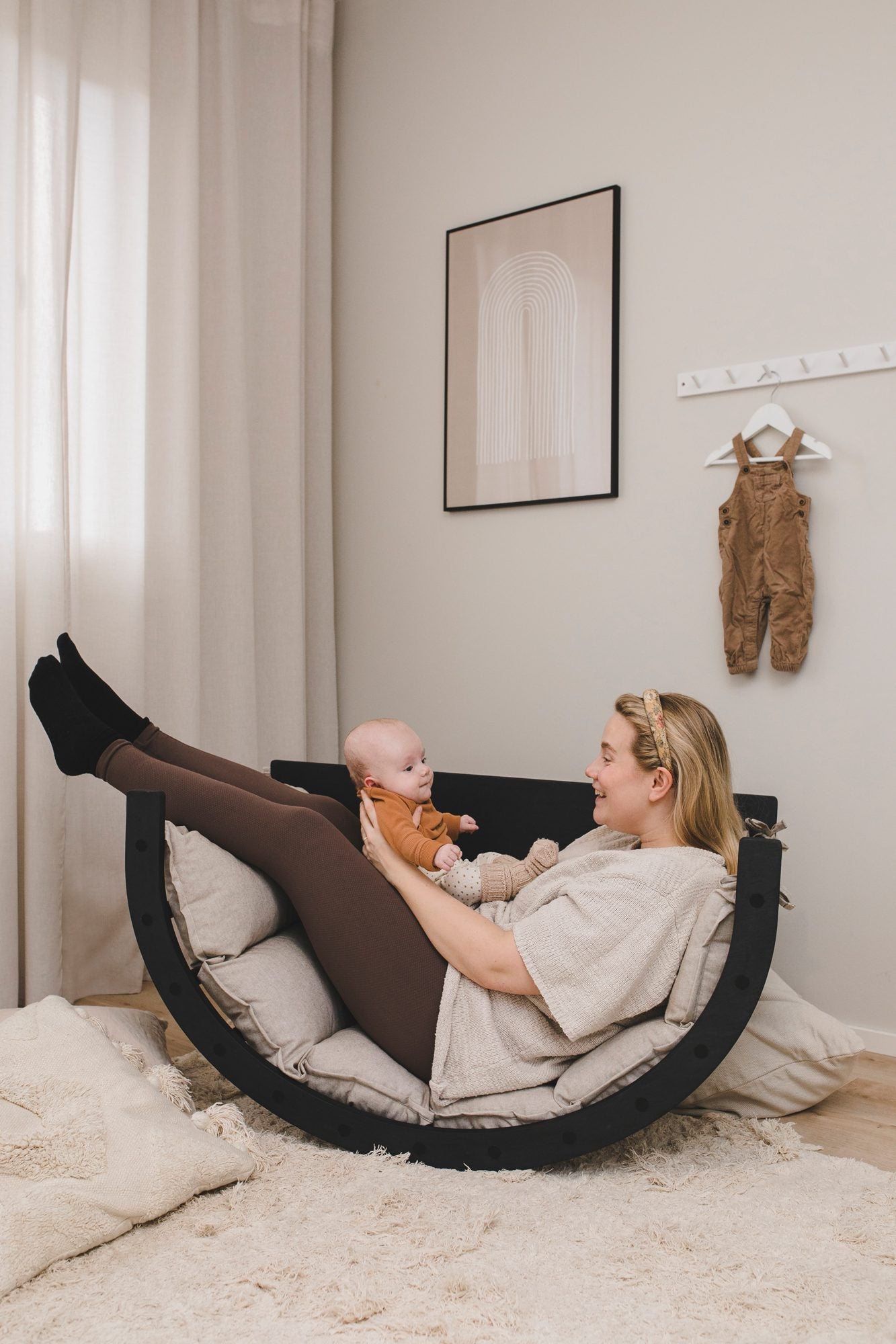 FitWood Luoto Climbing Arch & Rocker Pikler Triangles