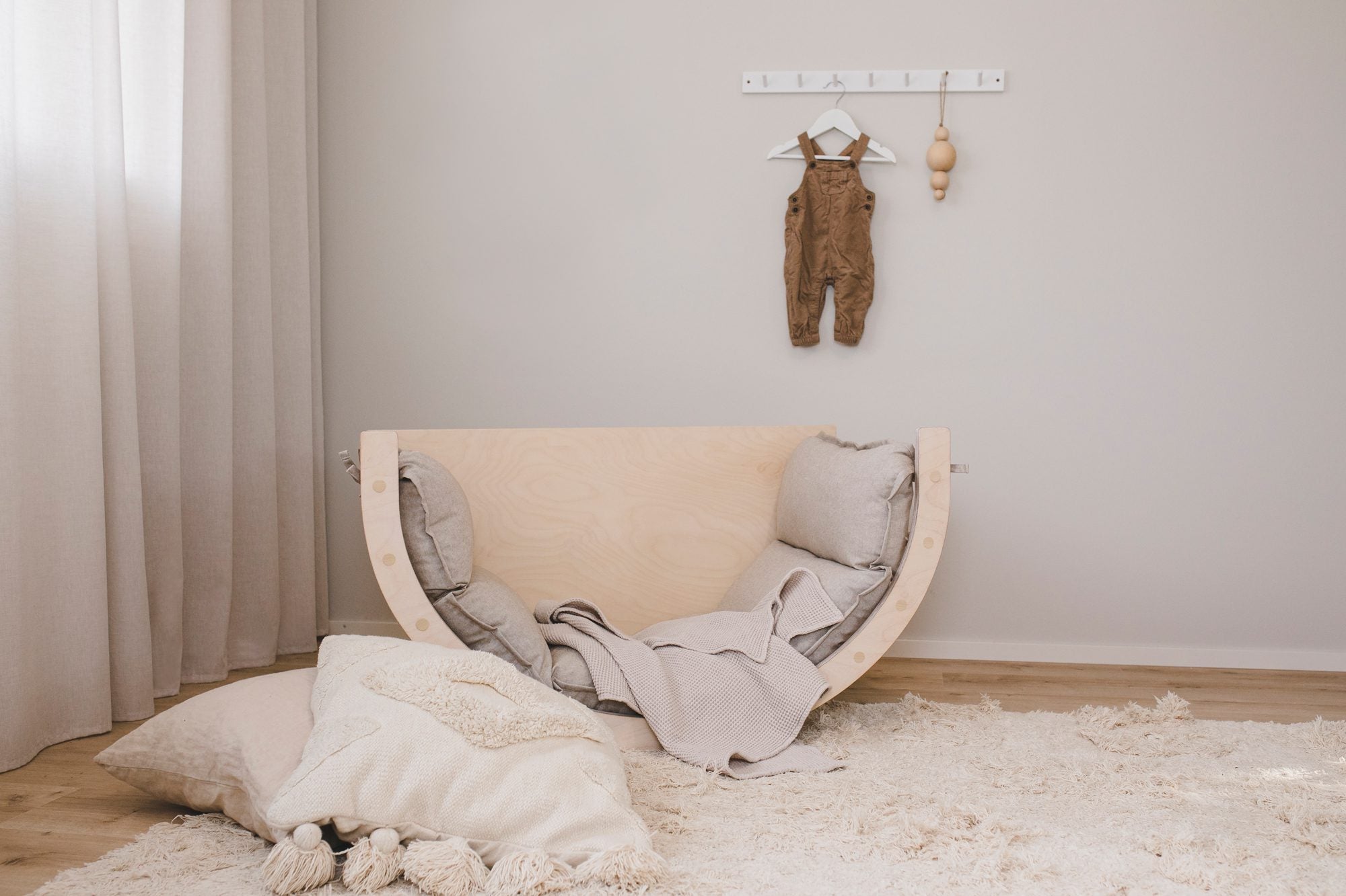 FitWood Luoto Climbing Arch & Rocker Pikler Triangles