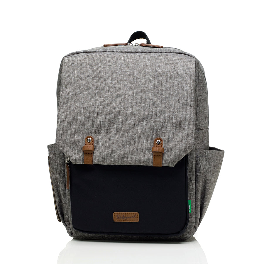 George Unisex Eco Changing Backpack Grey/Black