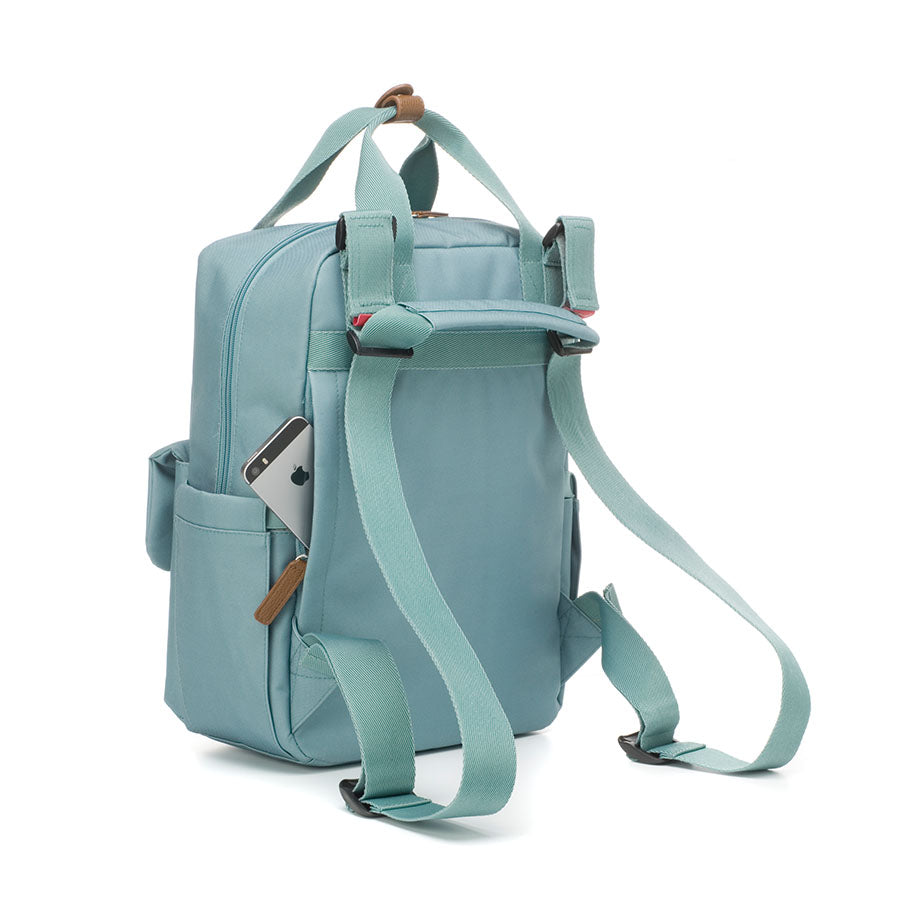Georgi Eco Convertible Backpack Aqua