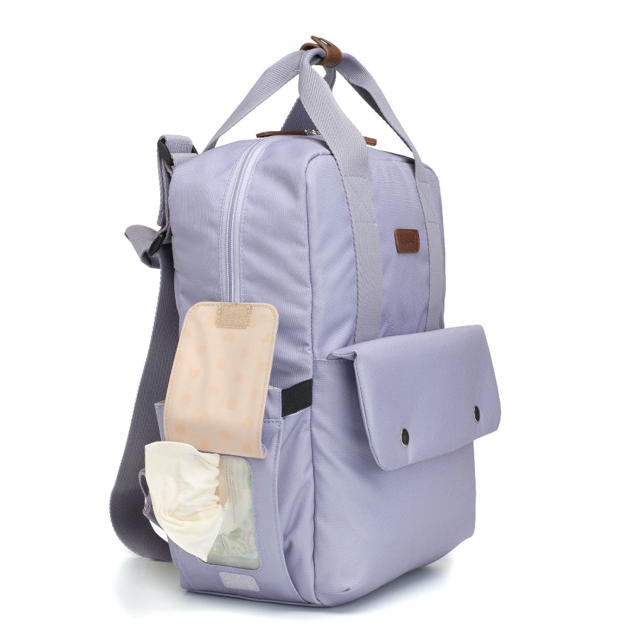 Georgi Eco Convertible Backpack Lilac