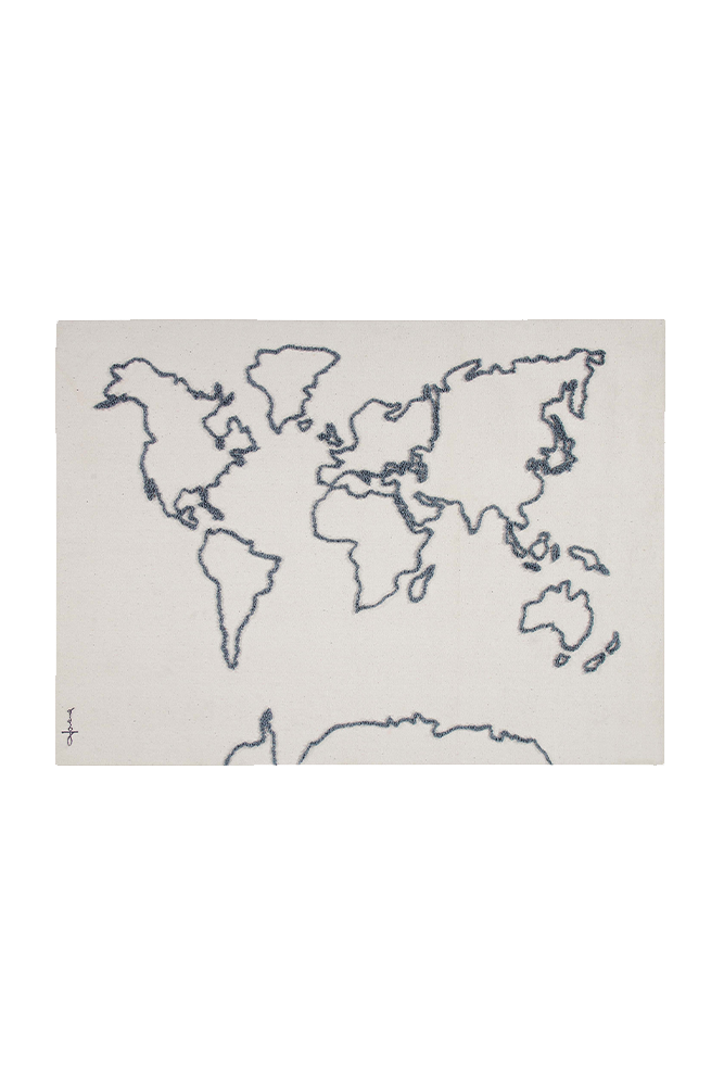 Wall Hanging Canvas Map