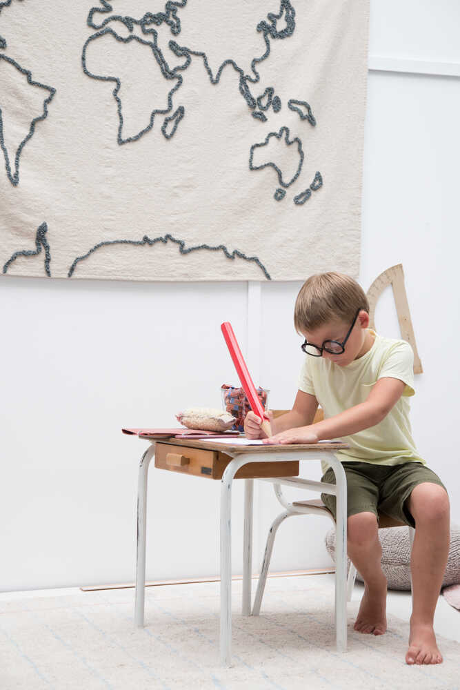 Wall Hanging Canvas Map