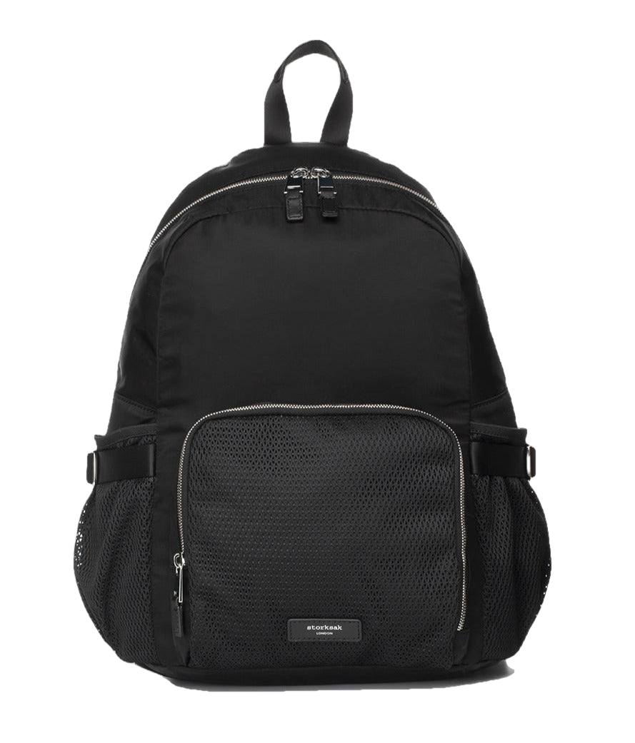 Storksak Unisex Eco Hero Black Backpack Backpacks