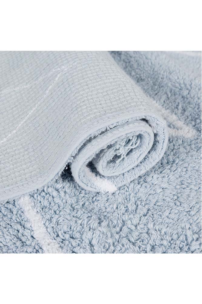 Washable Rug Hippy Soft Blue - Hippy