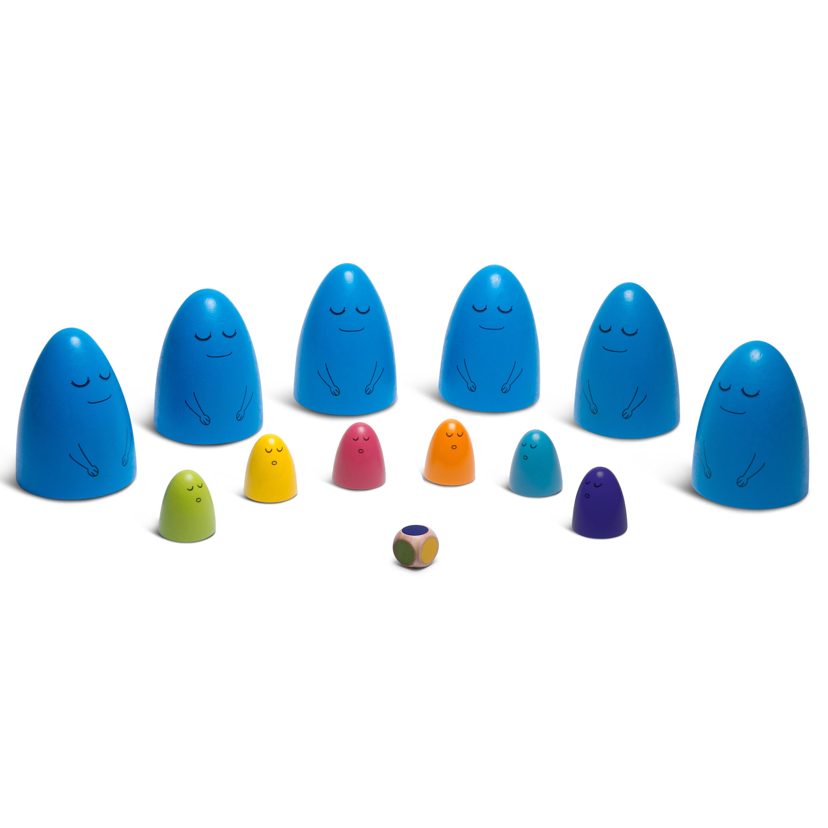 BuitenSpeel Toys Mommy Match Wooden Memory Game Memory Games