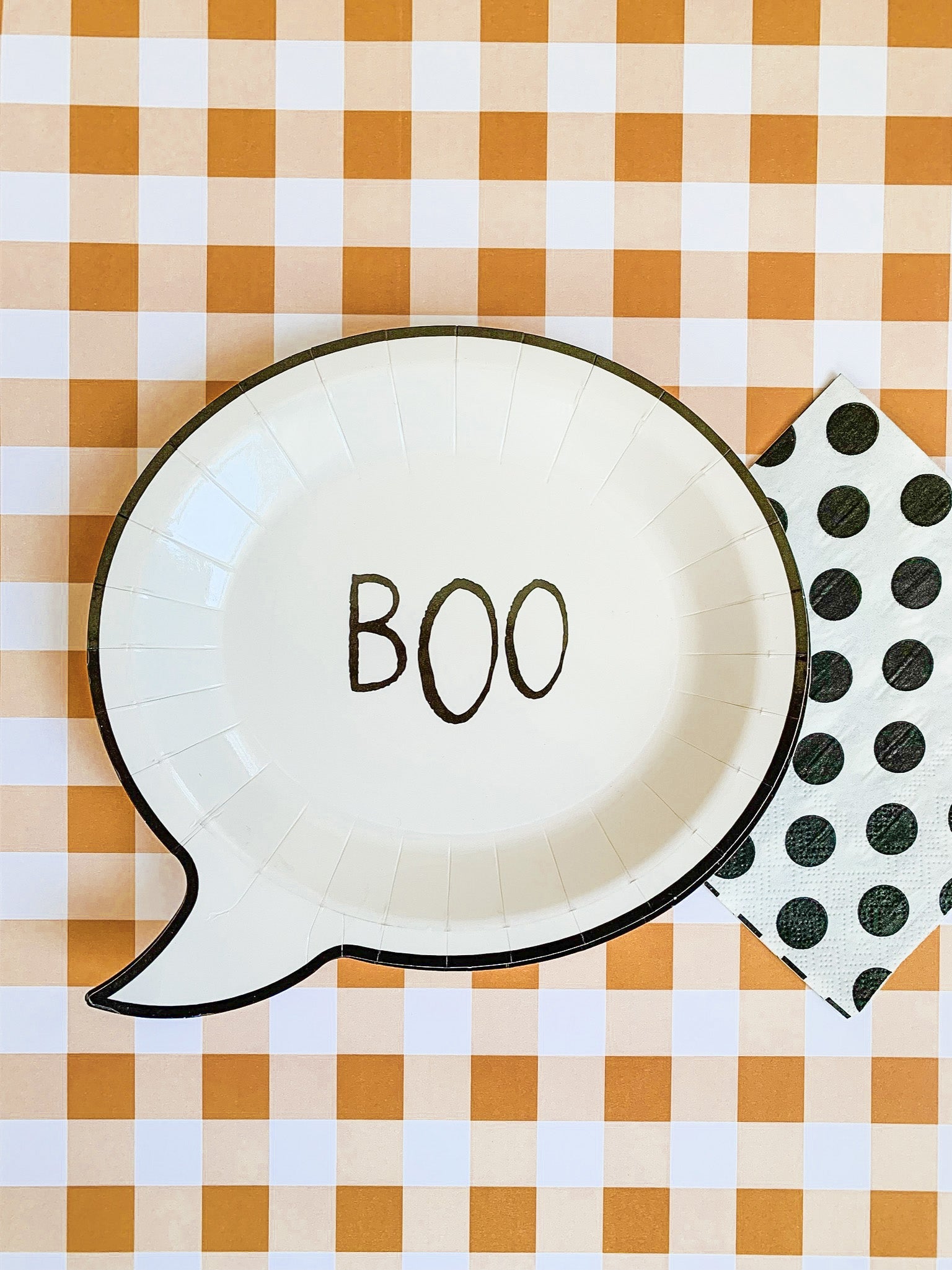 Sprinkles & Confetti | Party Boxes & Party Supplies Boo Halloween Plate by Sprinkles & Confetti | Party Boxes & Party Supplies