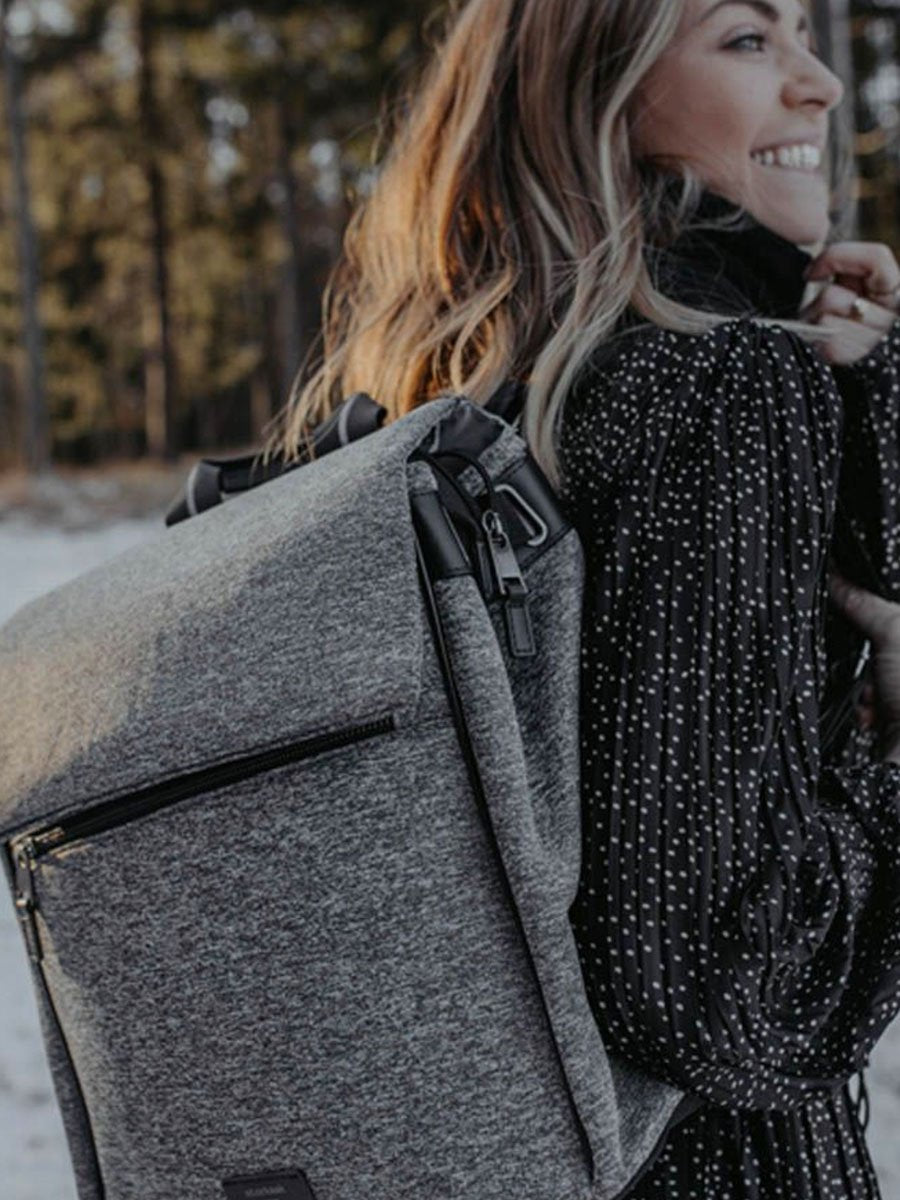 Storksak St James Scuba Grey Shoulder Diaper Bag Shoulder Bags