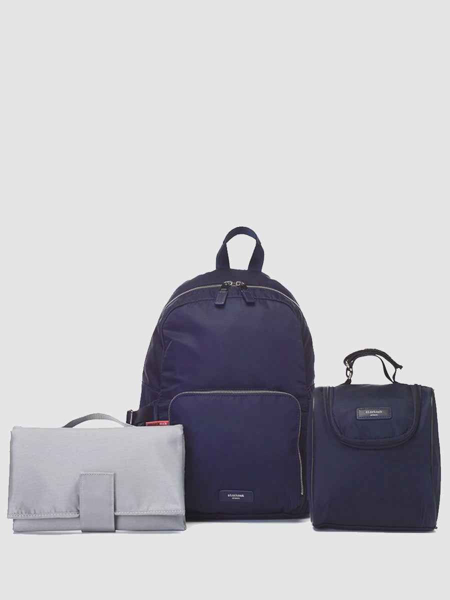 Storksak Unisex Hero Navy Backpack Diaper Bag Backpacks