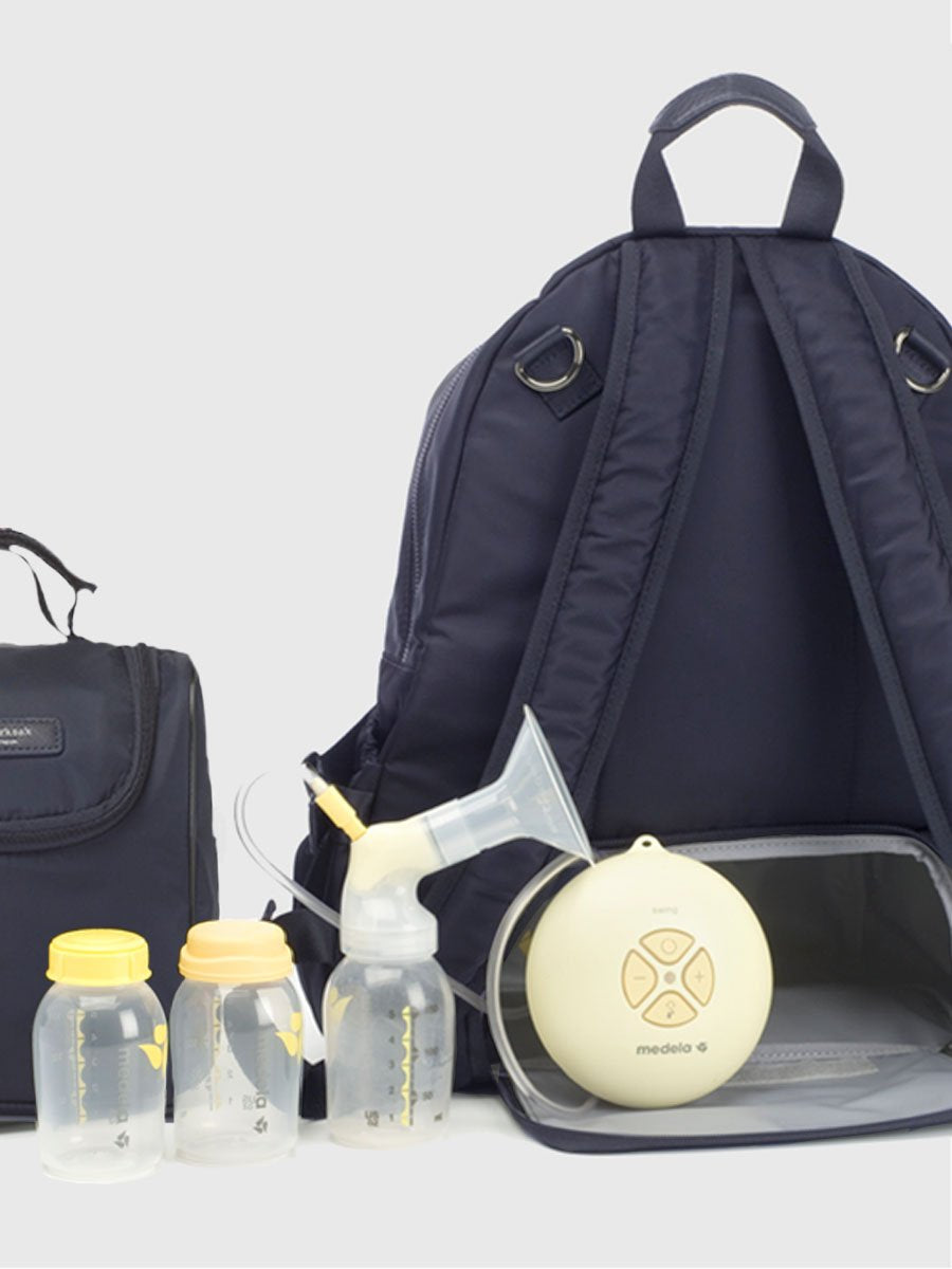 Storksak Unisex Hero Navy Backpack Diaper Bag Backpacks