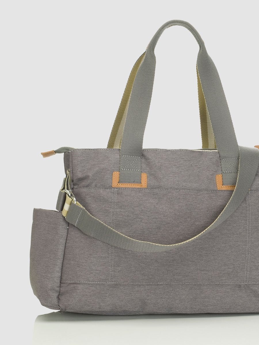 Storksak Eco Shoulder Bag Grey Shoulder Bags