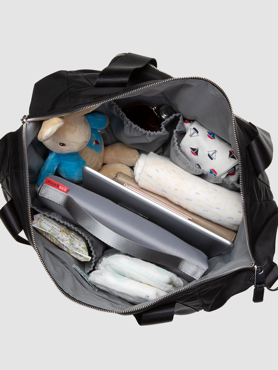 Storksak Eco Idol Black Shoulder Diaper Bag Shoulder Bags