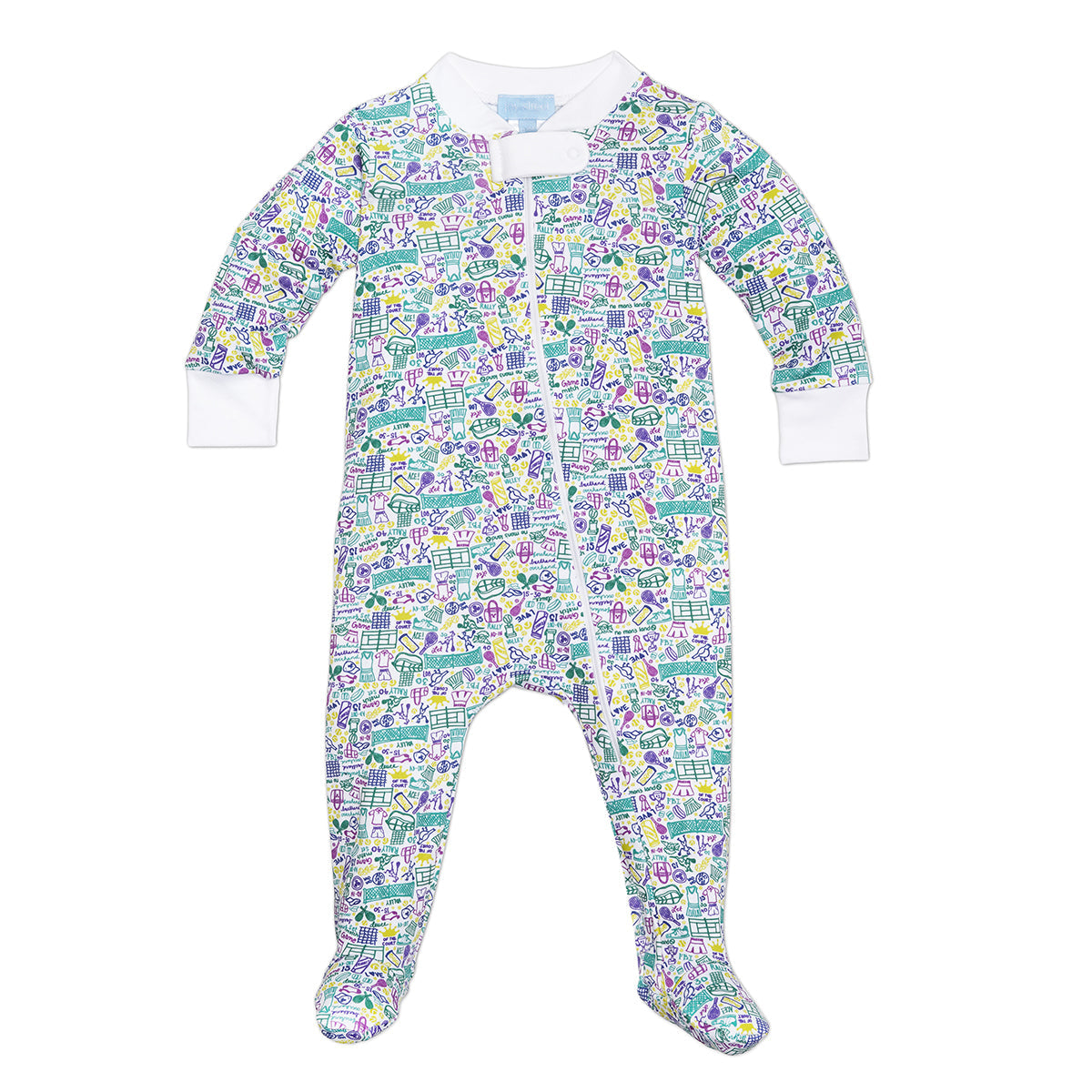 Tennis Zip Onesie - Match Set Multi - Tennis - Match Set Multi