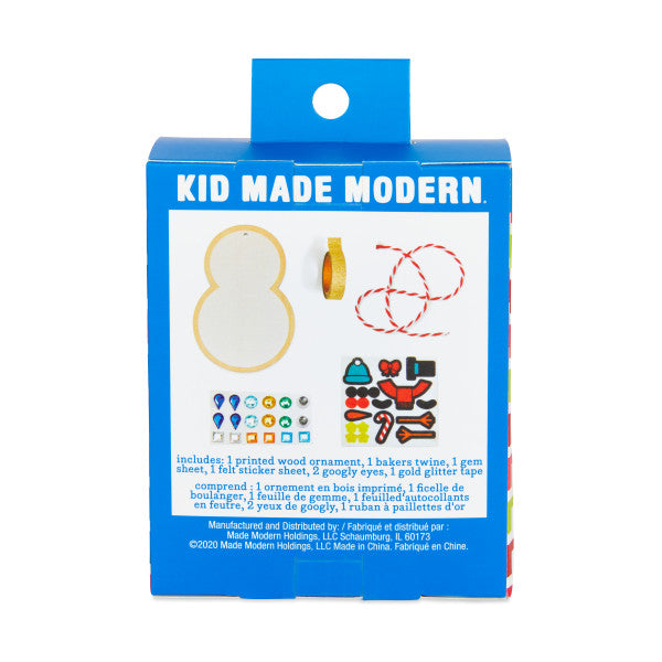 Kid Made Modern DIY Ornament Kit - Snowman Craft