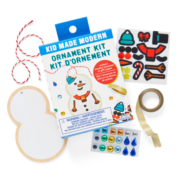 Kid Made Modern DIY Ornament Kit - Snowman Craft