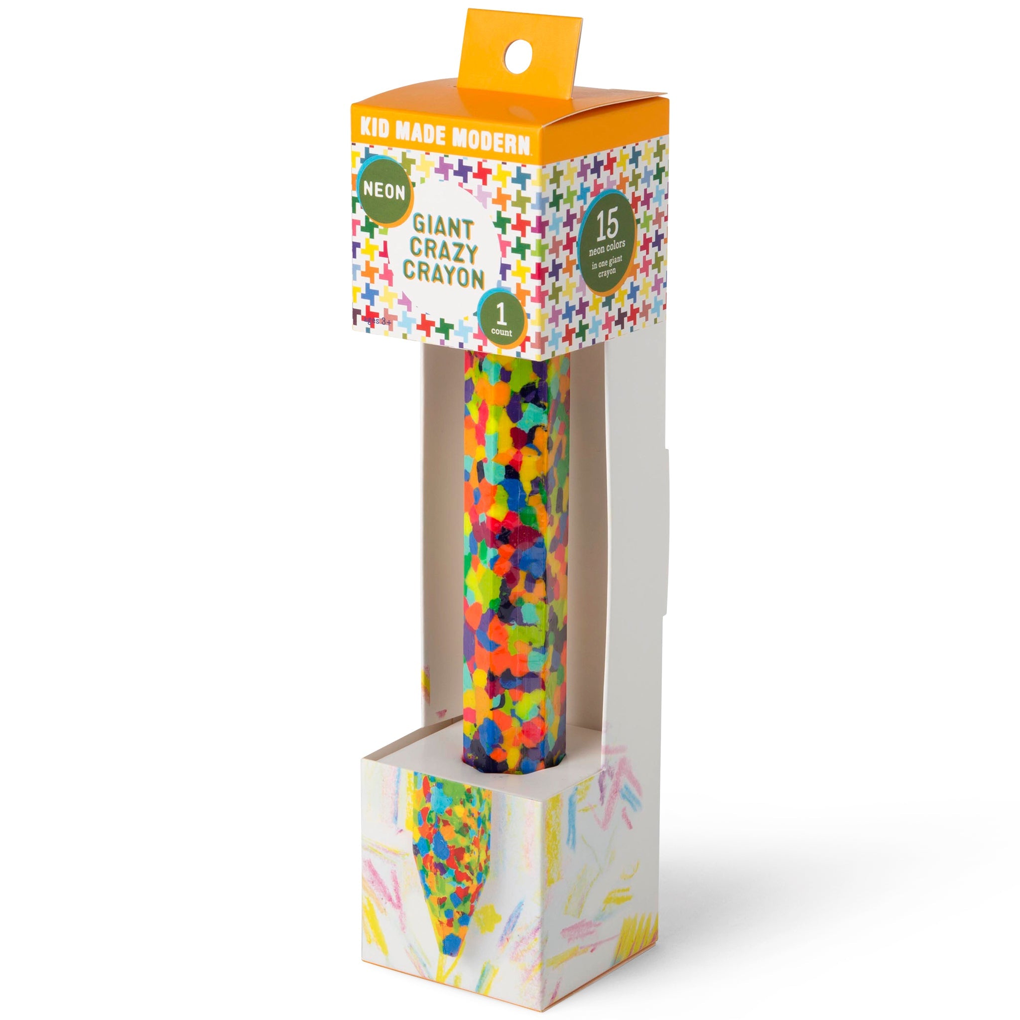 Kid Made Modern Giant Neon Crazy Crayon Craft