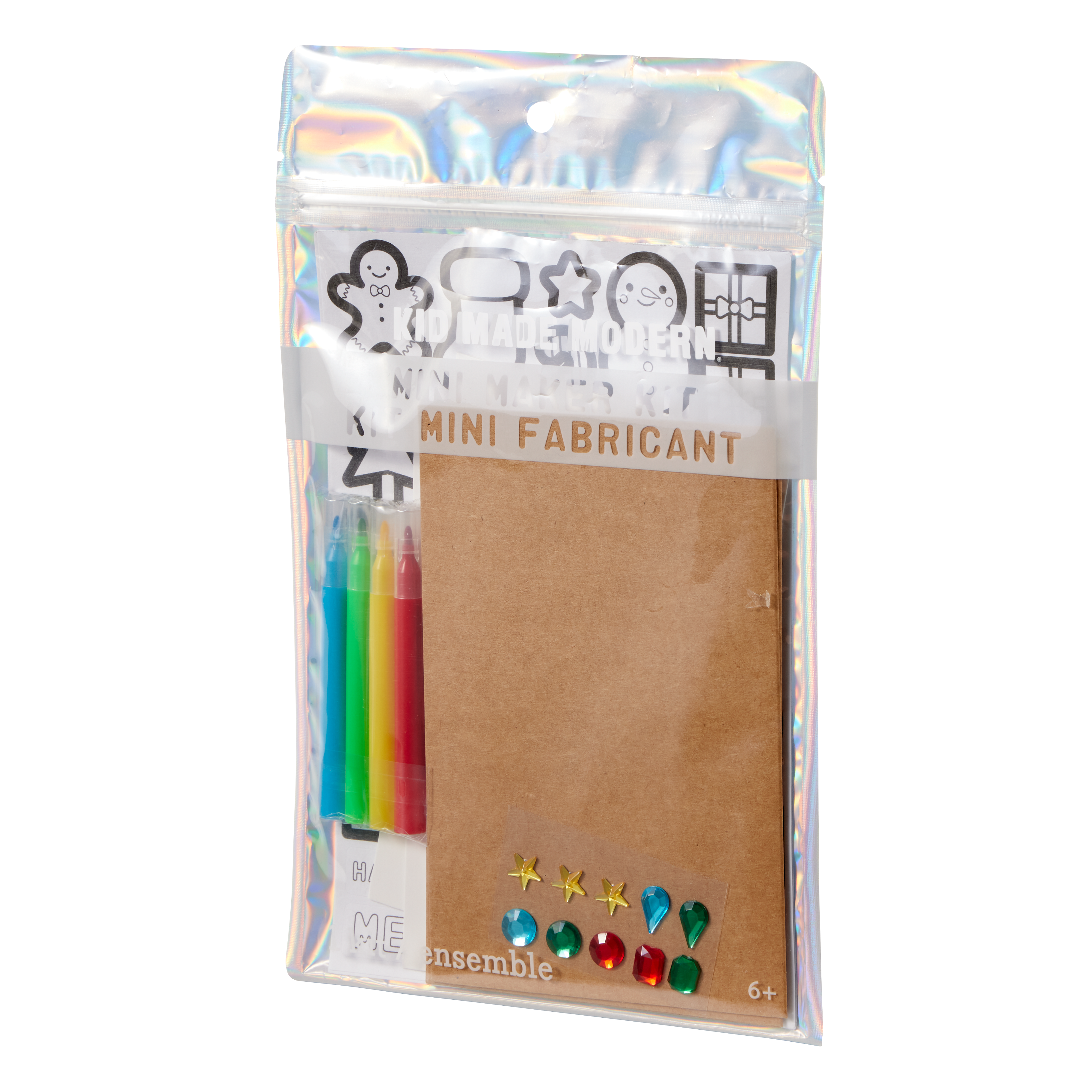 Kid Made Modern Mini Maker Kit - Christmas Card Making Craft
