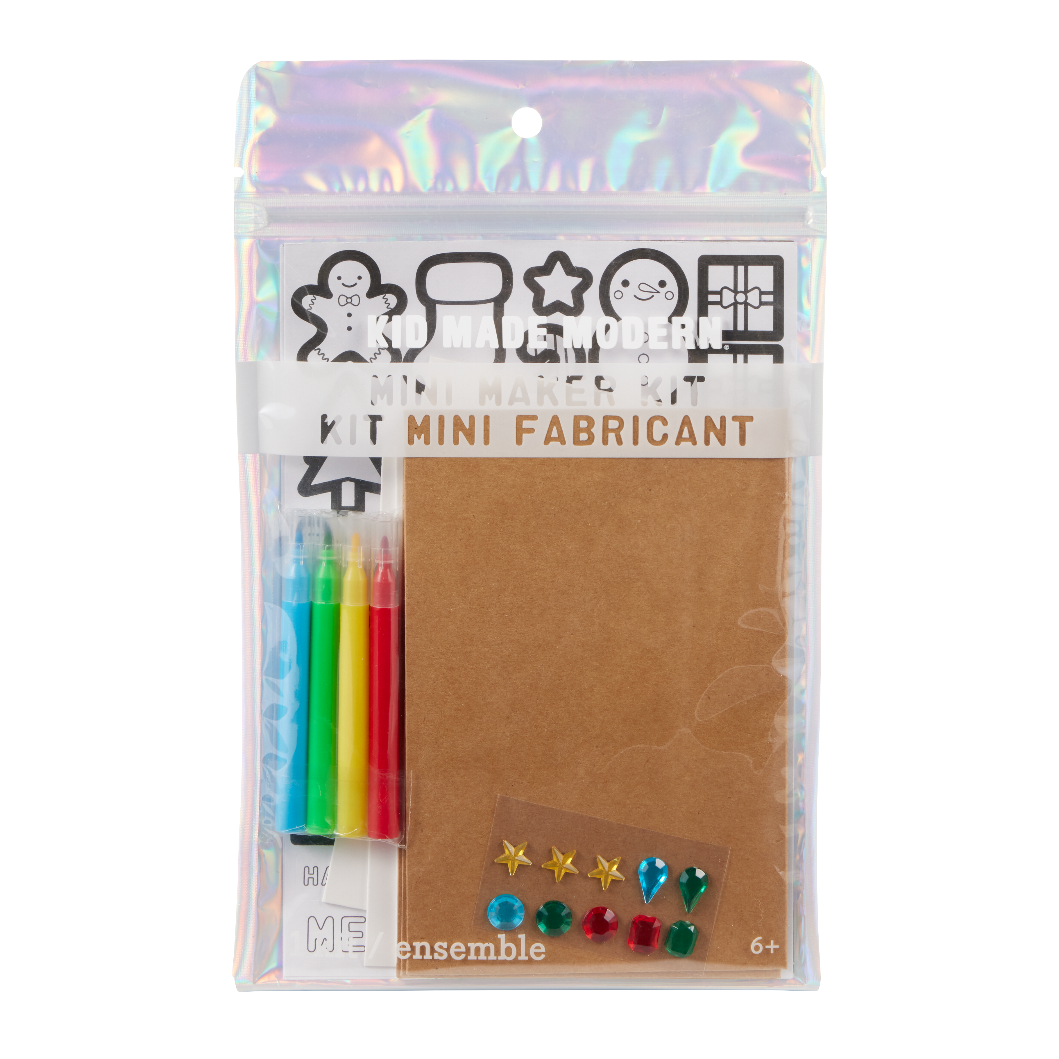 Kid Made Modern Mini Maker Kit - Christmas Card Making Craft