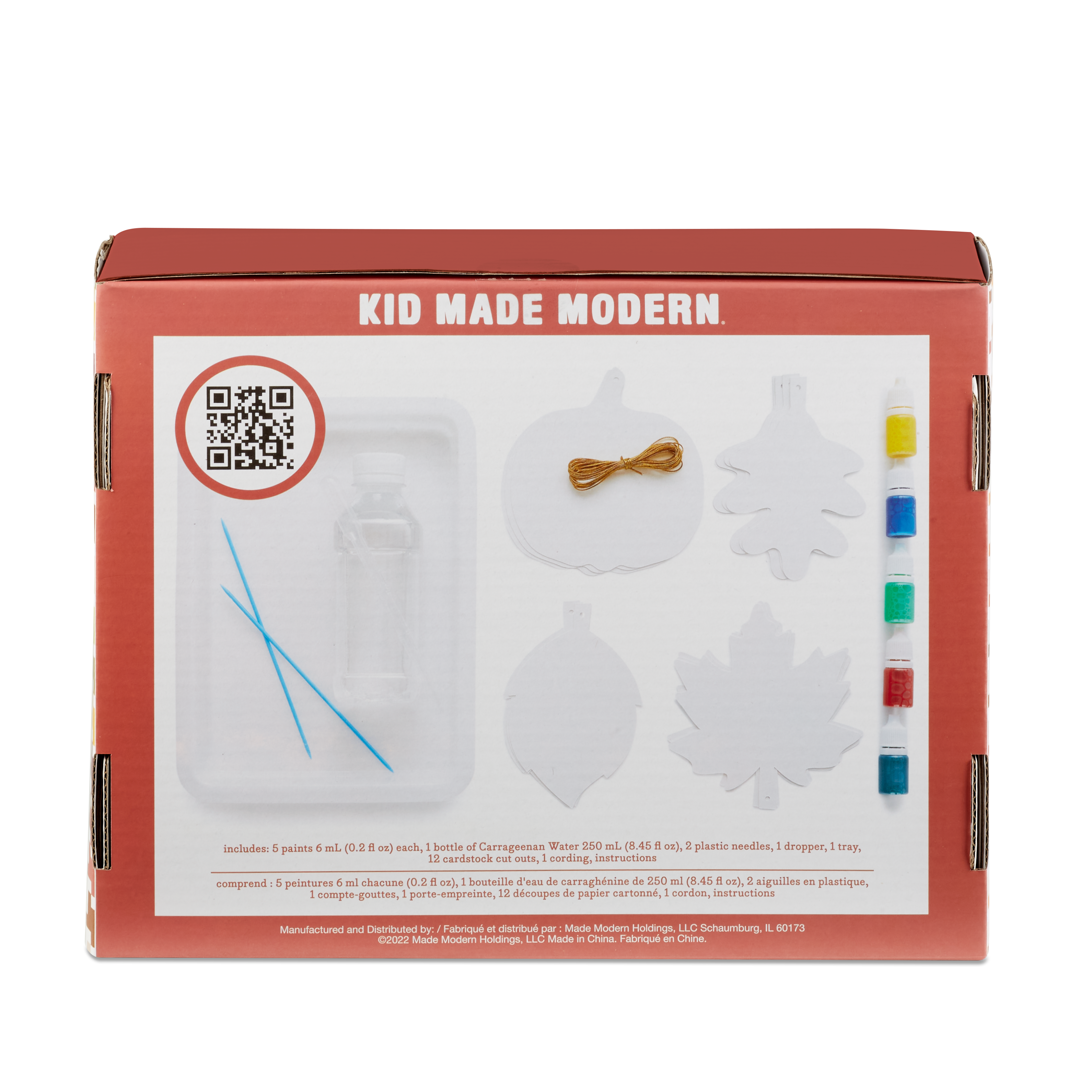 Kid Made Modern Fall Garland Marbling Kit Crafts