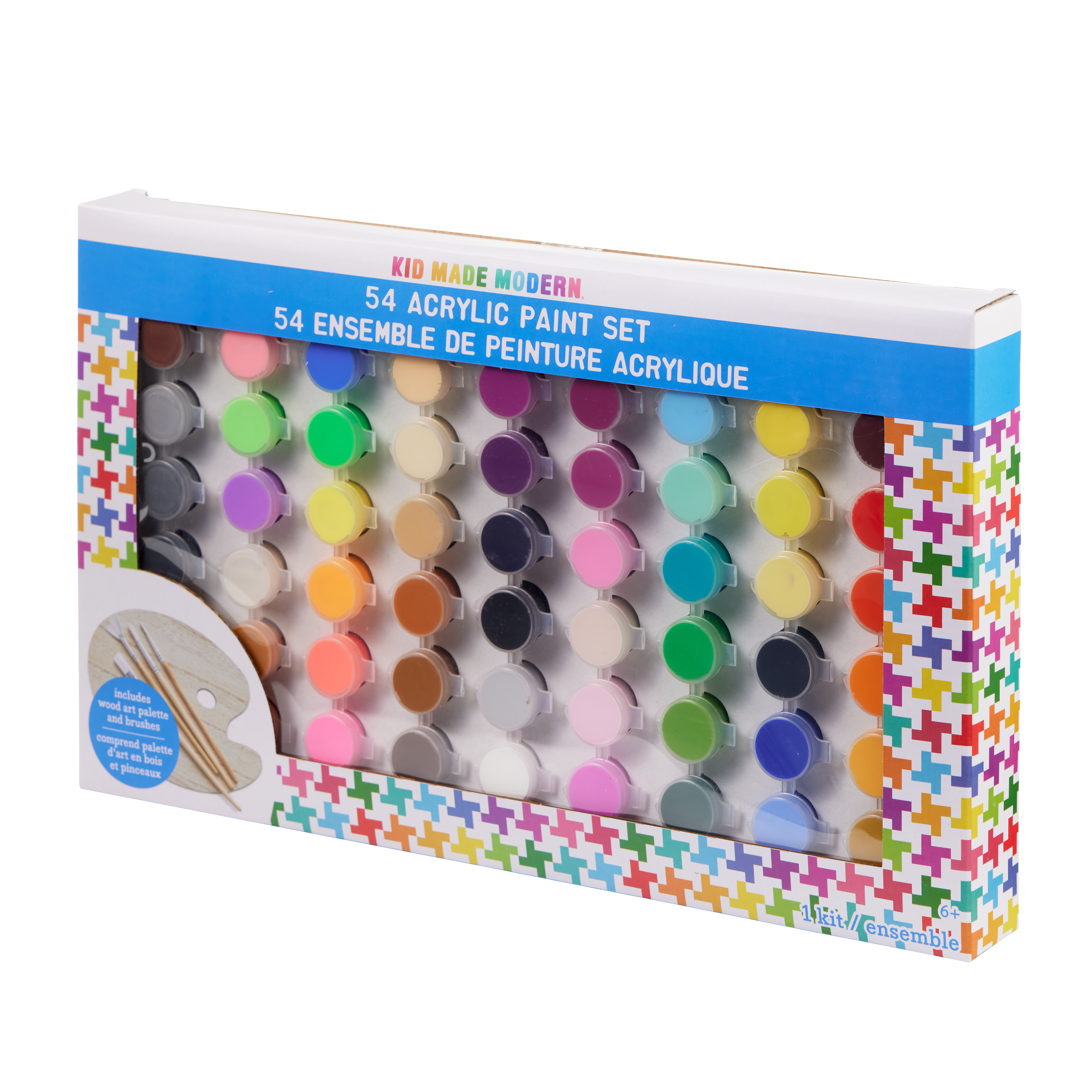 Kid Made Modern 54 Acrylic Paint Set Crafts