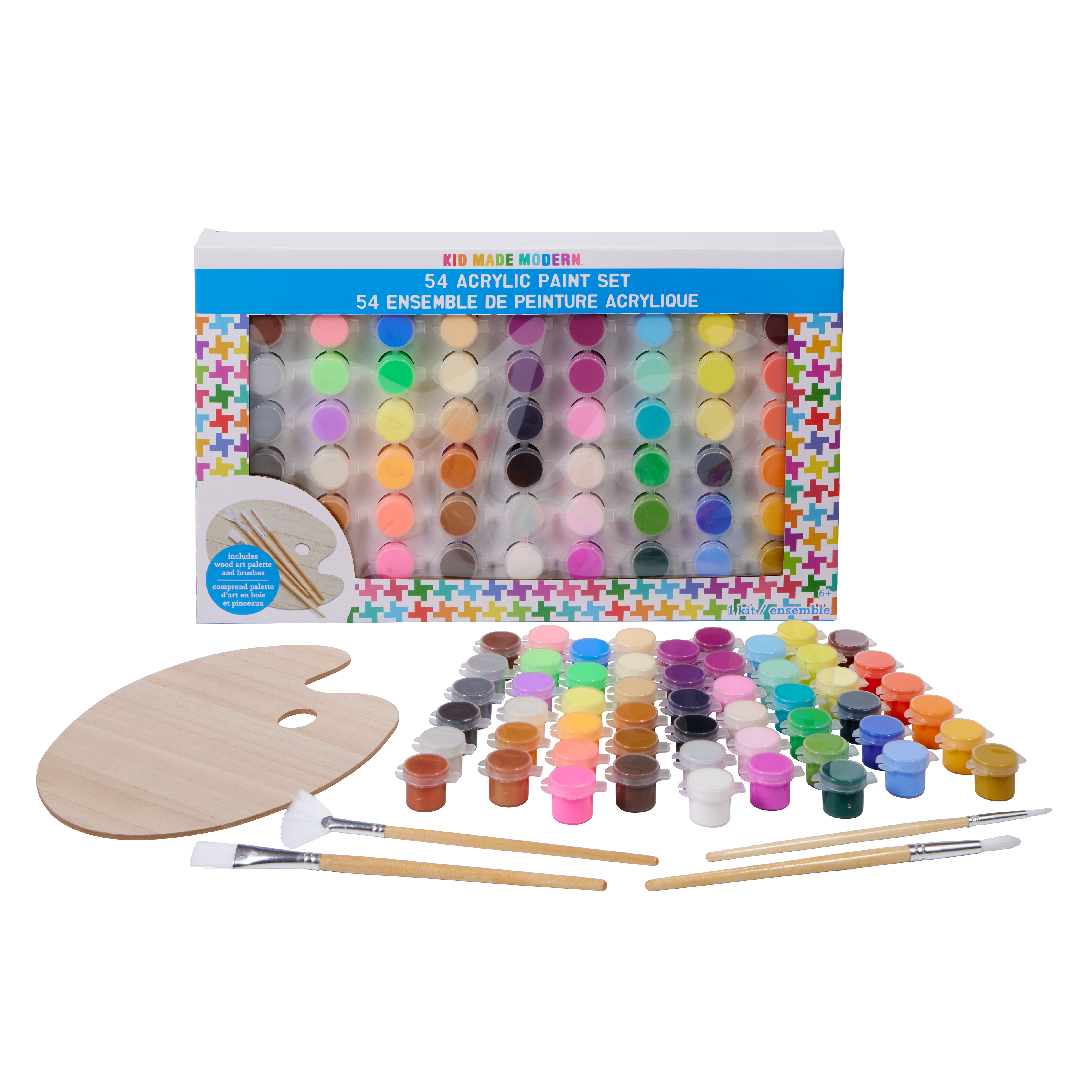 Kid Made Modern 54 Acrylic Paint Set Crafts