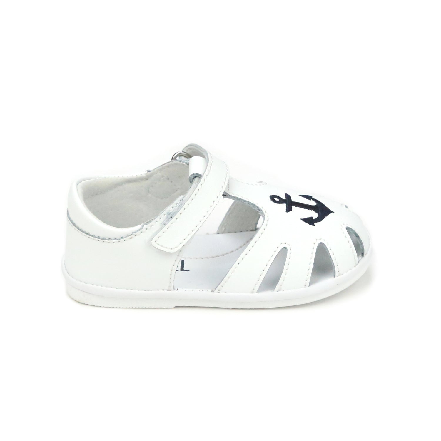 Sawyer Nautical Caged Leather Sandal - Babies & Toddlers