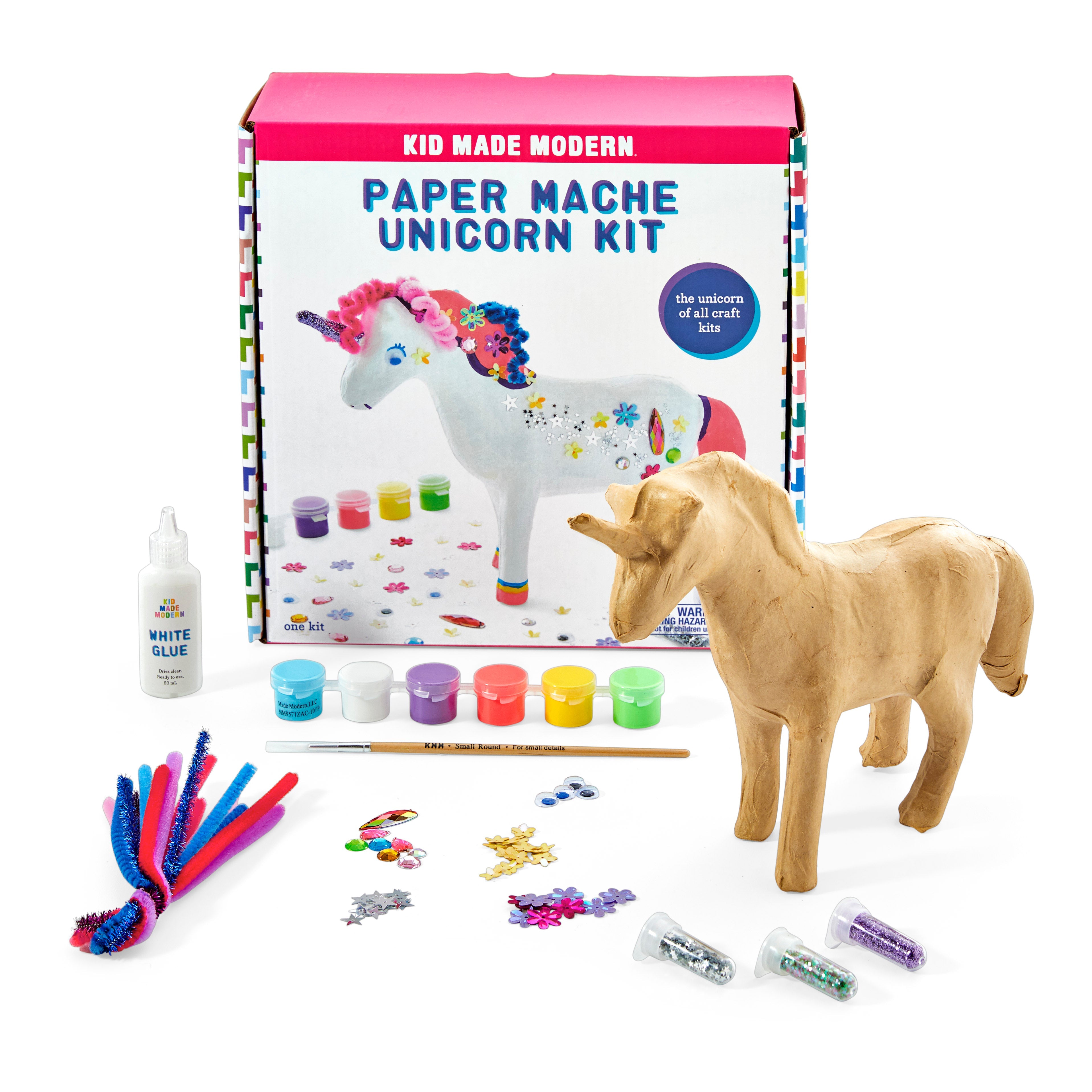 Kid Made Modern Paper Mache Unicorn Kit Crafts