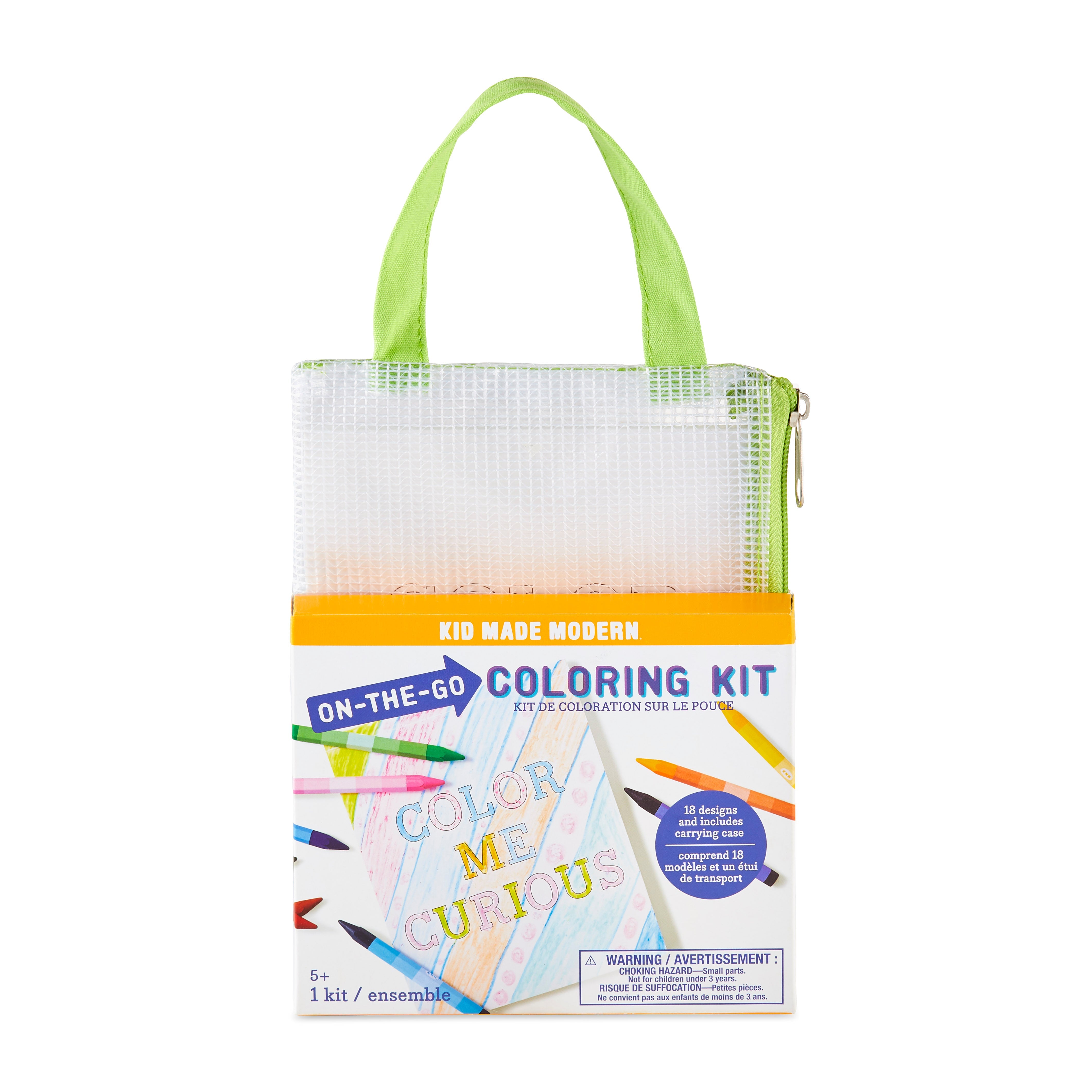 Kid Made Modern On-The-Go Coloring Kit Craft
