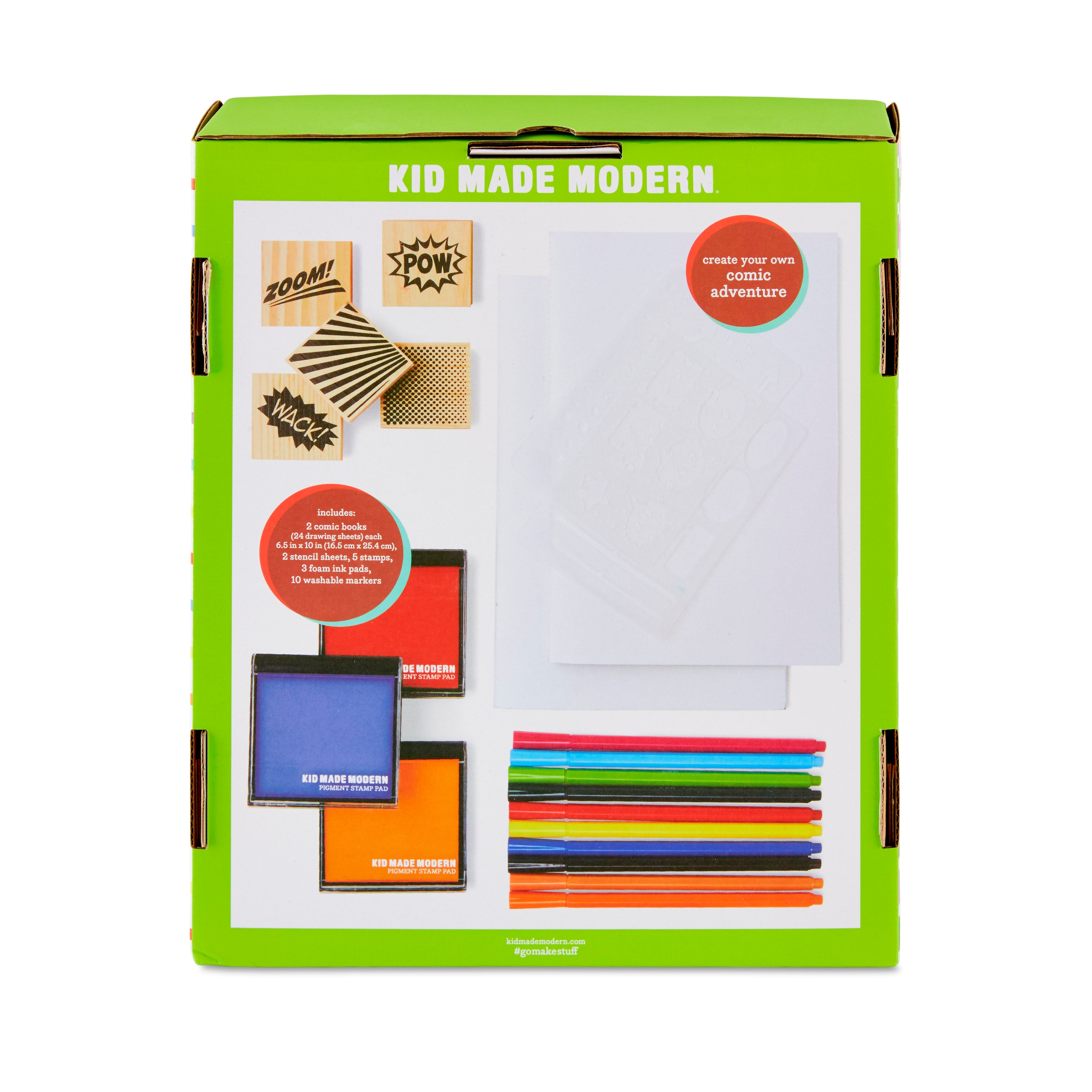Kid Made Modern Comic Book Kit Crafts