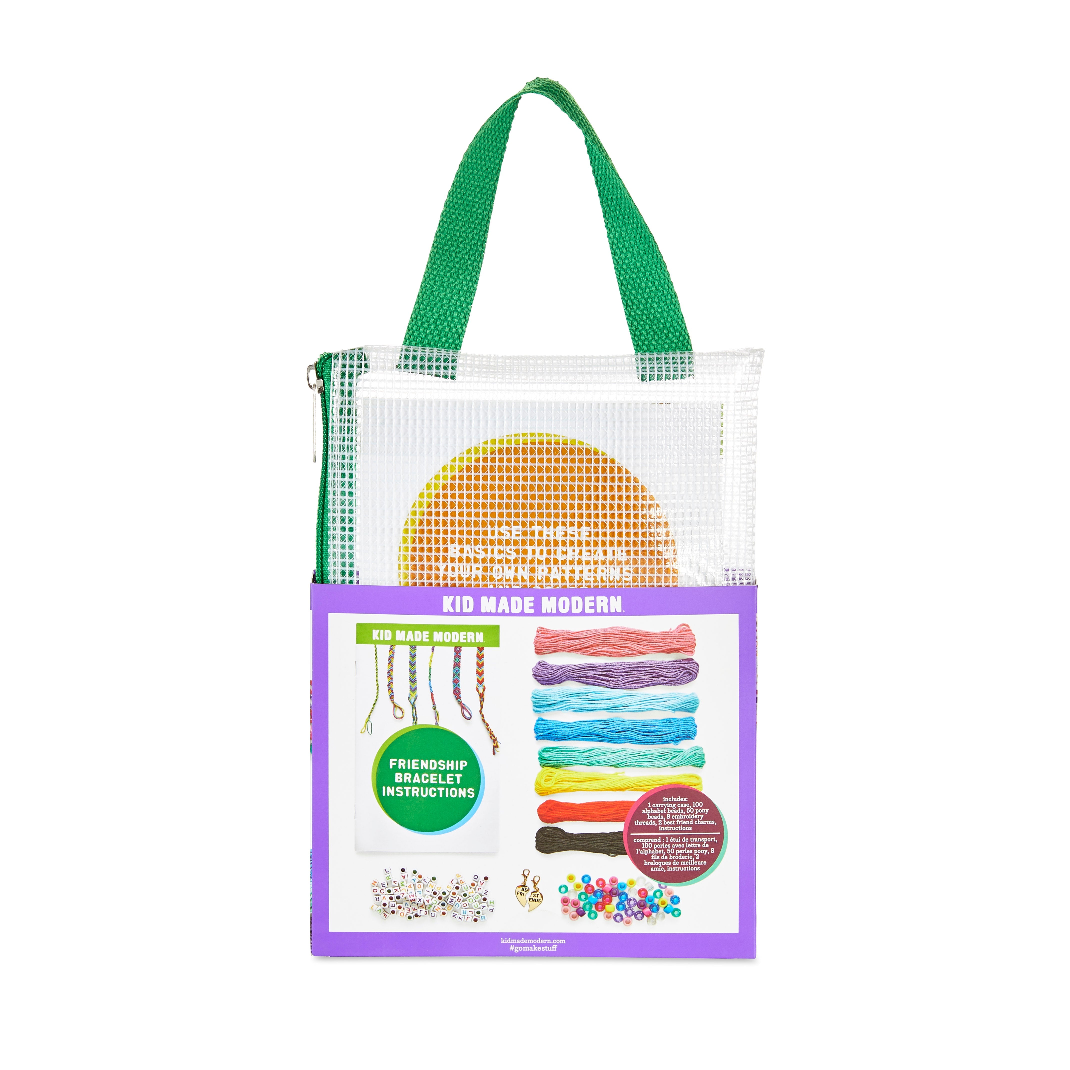 Kid Made Modern On-The-Go Friendship Bracelet Kit Craft