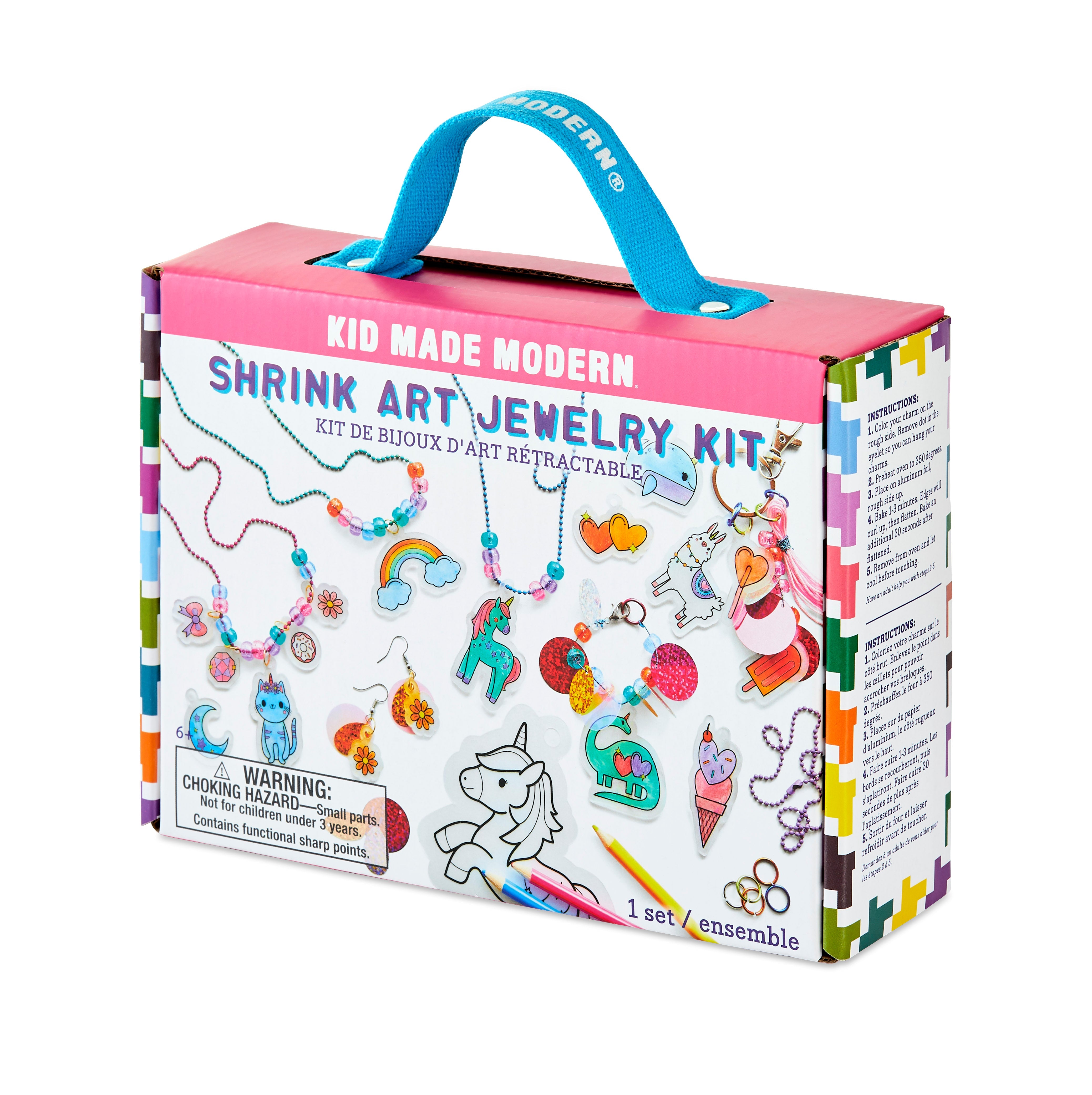 Kid Made Modern Shrink Art Jewelry Kit Art Kits
