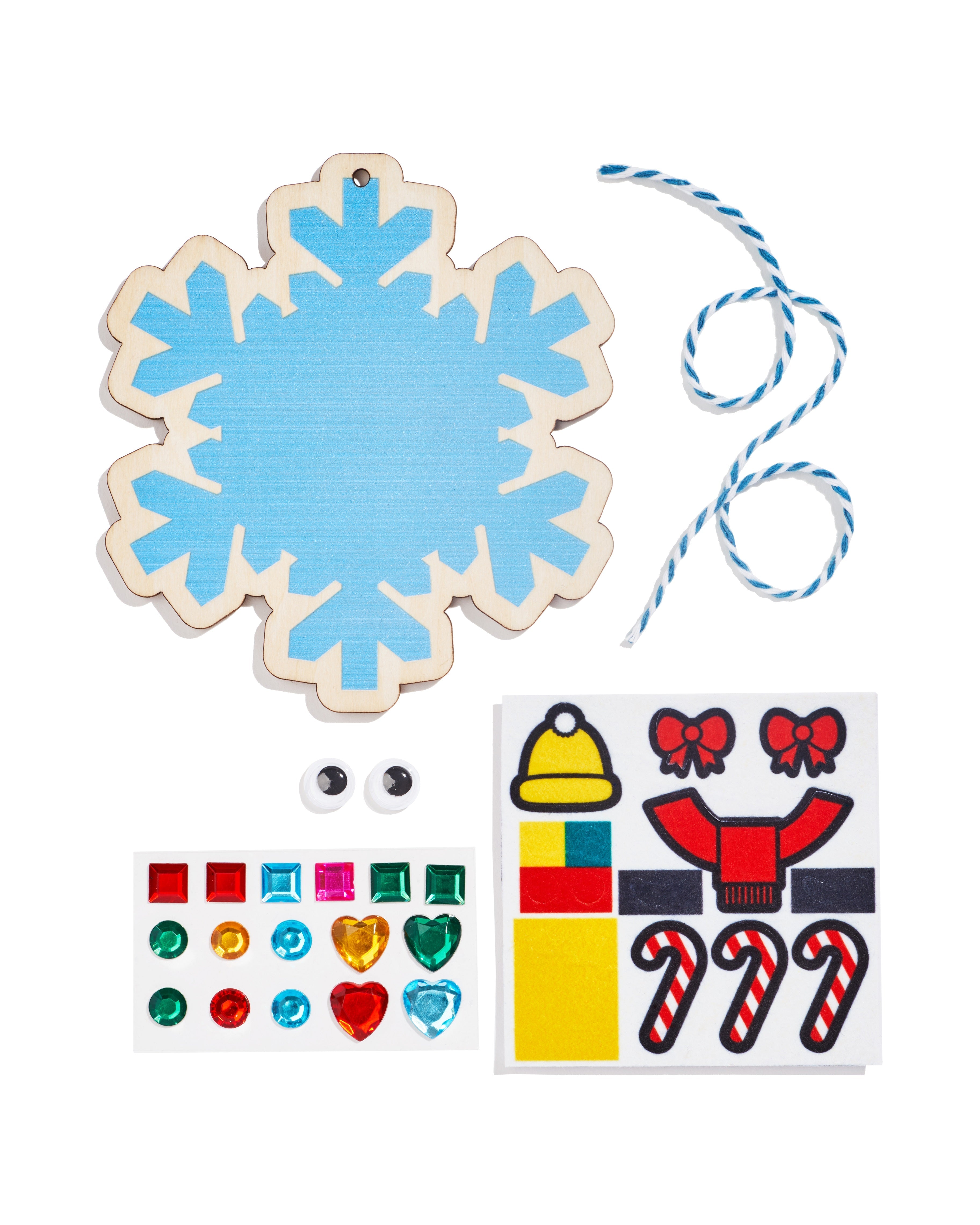 Kid Made Modern DIY Ornament Kits - Snowflake Craft