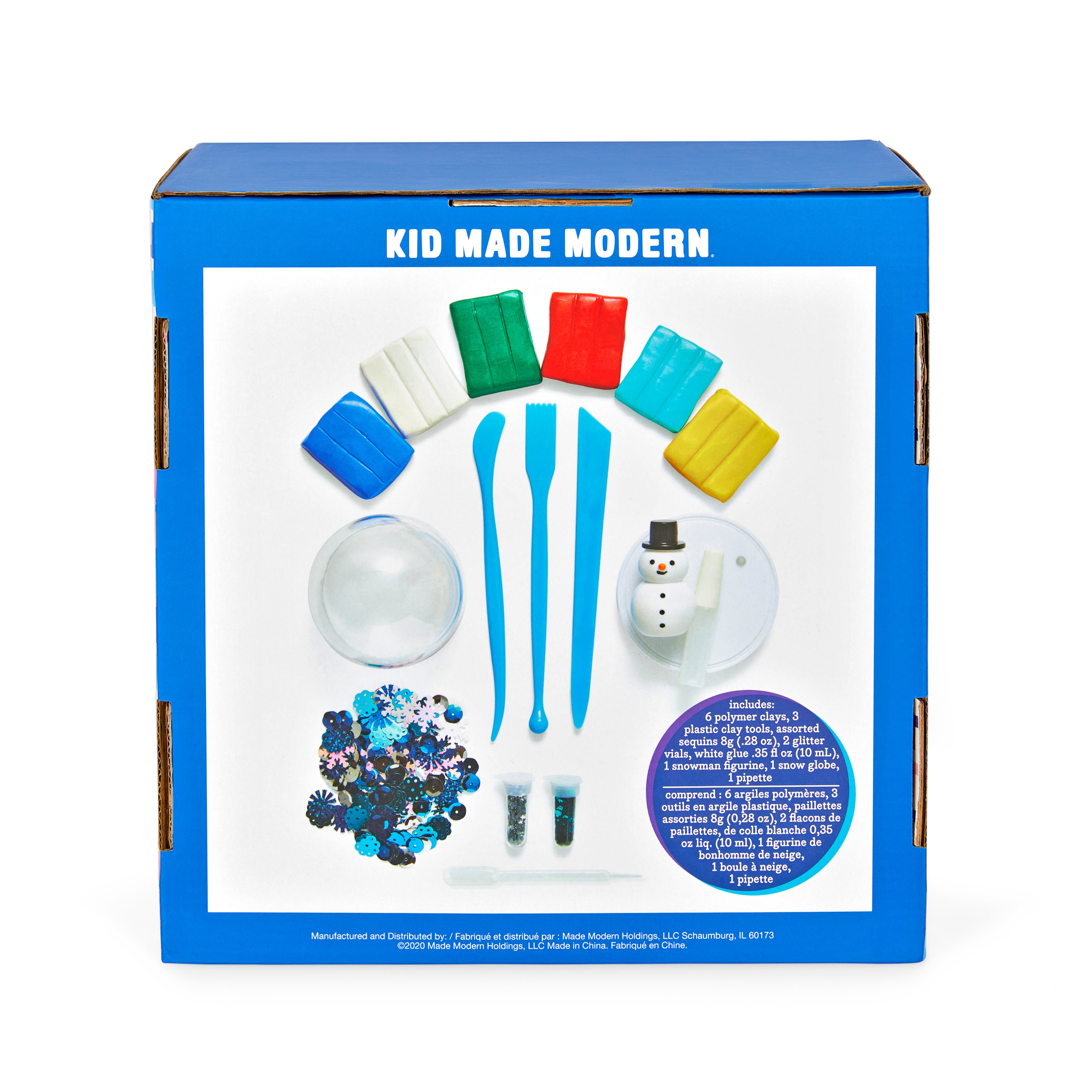 Kid Made Modern DIY Snow Globe Clay Kits