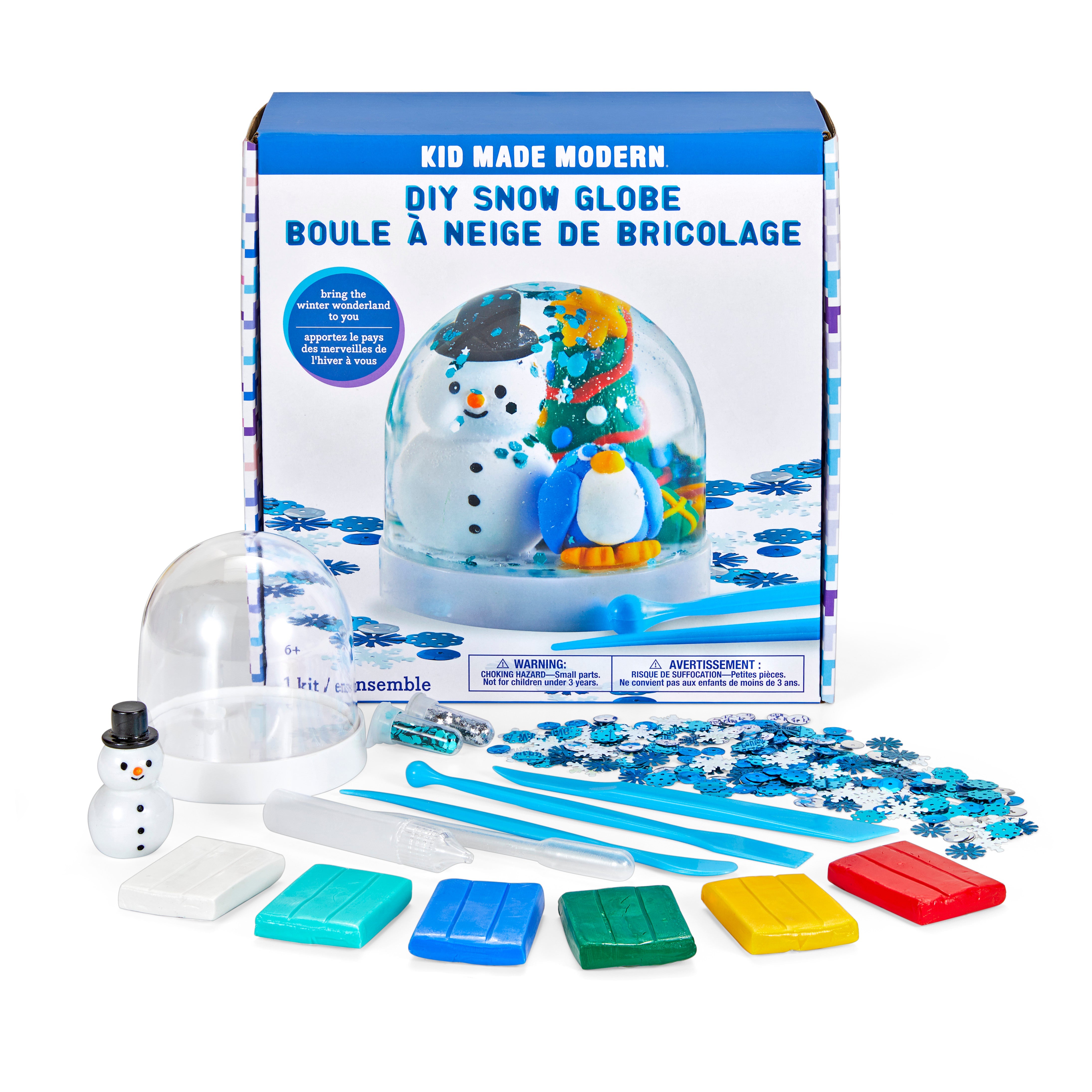 Kid Made Modern DIY Snow Globe Clay Kits
