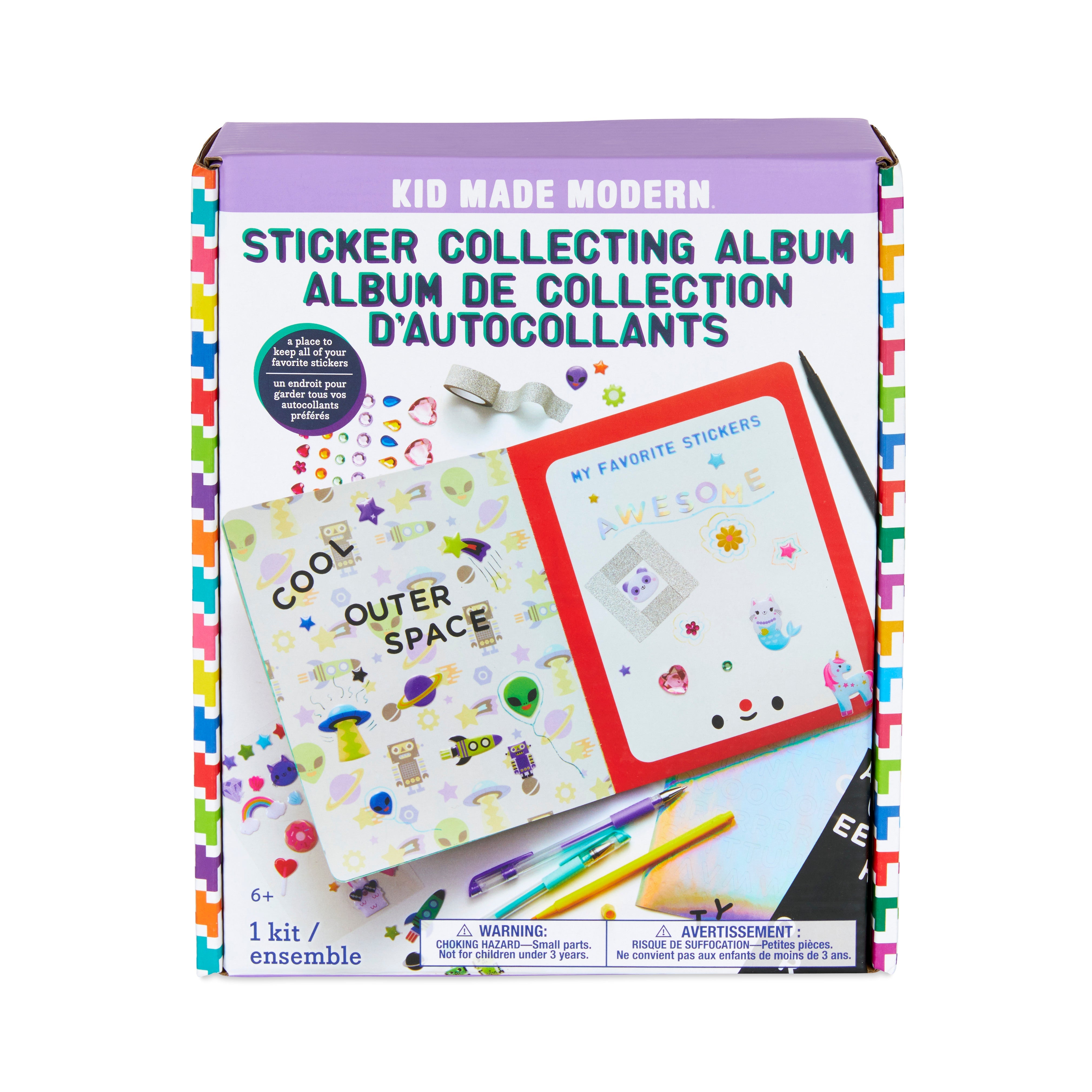Kid Made Modern Sticker Collecting Album Crafts