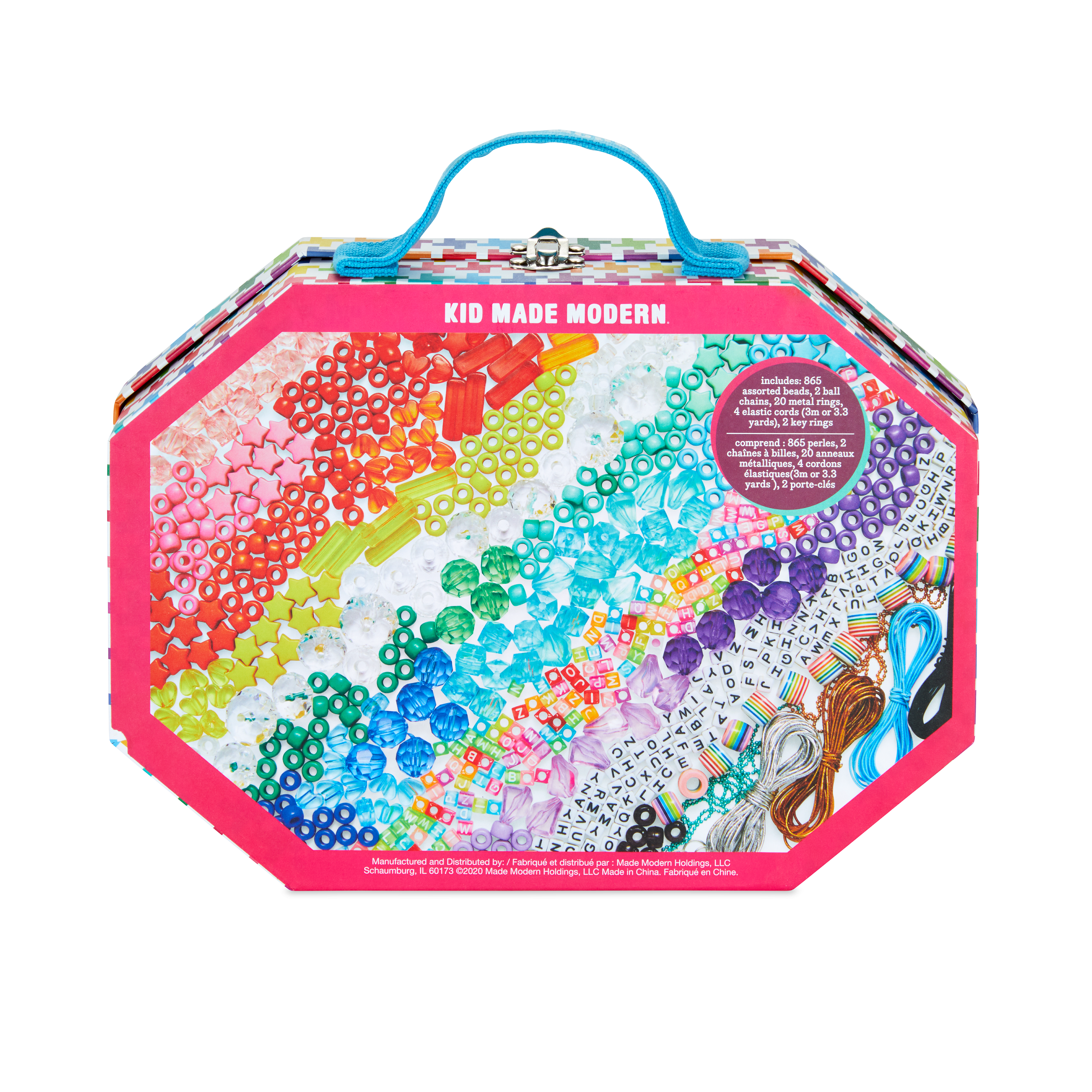 Kid Made Modern Bright Beads Jewelry Kit Crafts