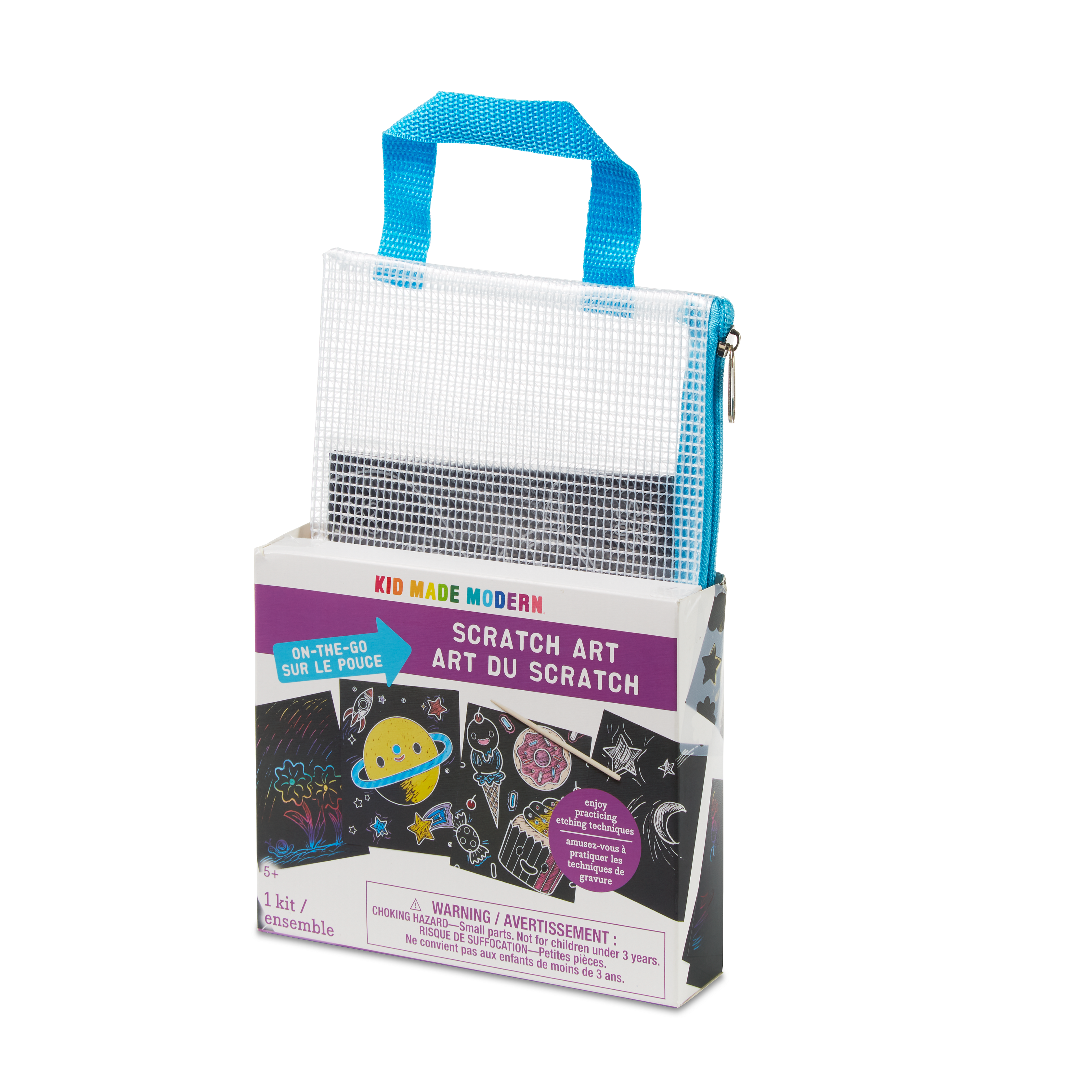 Kid Made Modern On-The-Go Scratch Art Art Kits